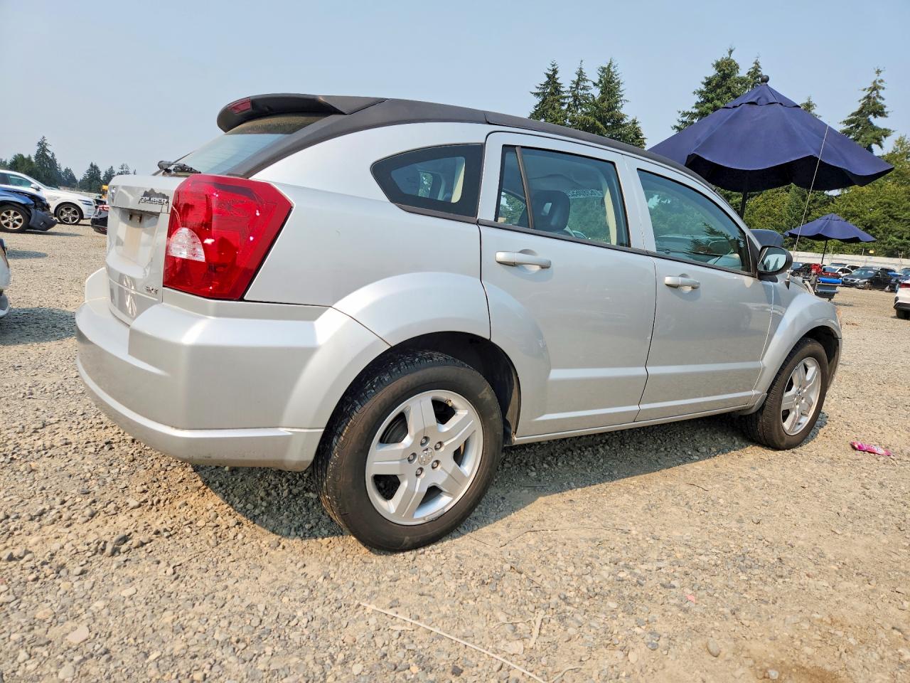 2009 Dodge Caliber Sxt Silver vin: 1B3HB48A89D143707