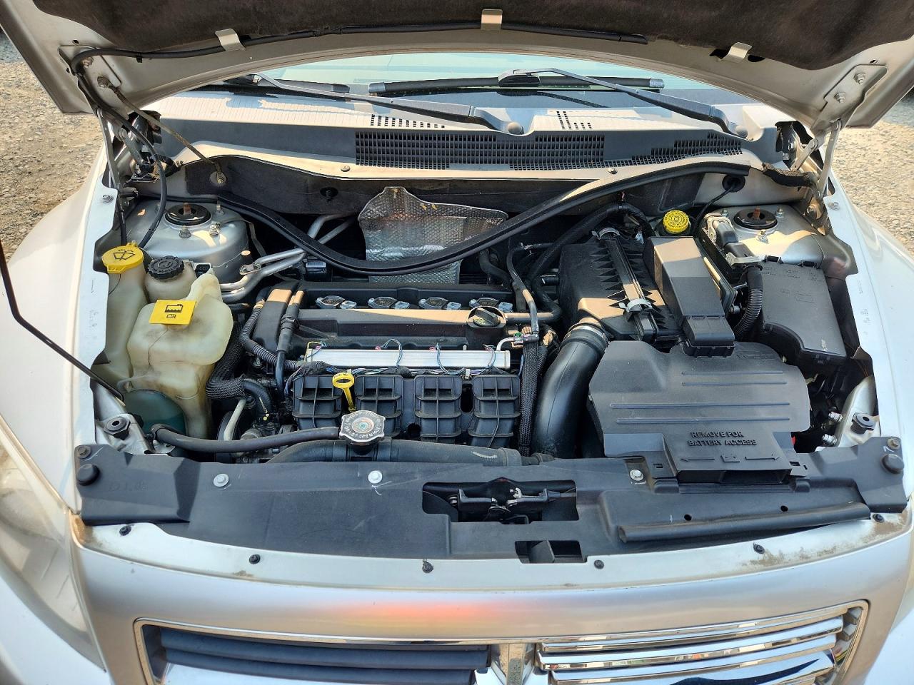 2009 Dodge Caliber Sxt Silver vin: 1B3HB48A89D143707