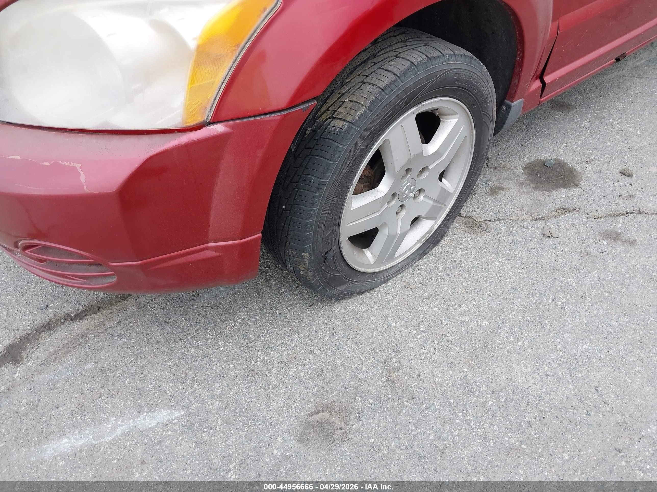 2009 Dodge Caliber Sxt Red vin: 1B3HB48A99D180927