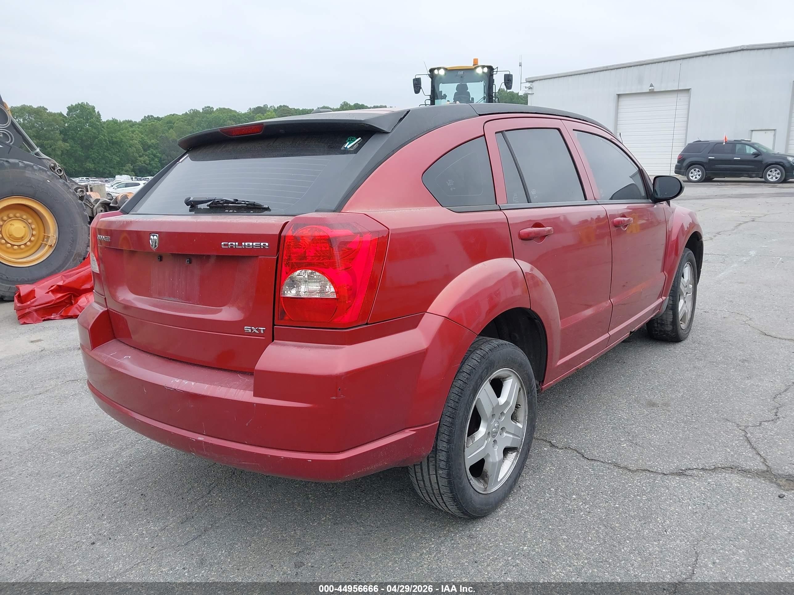 2009 Dodge Caliber Sxt Red vin: 1B3HB48A99D180927