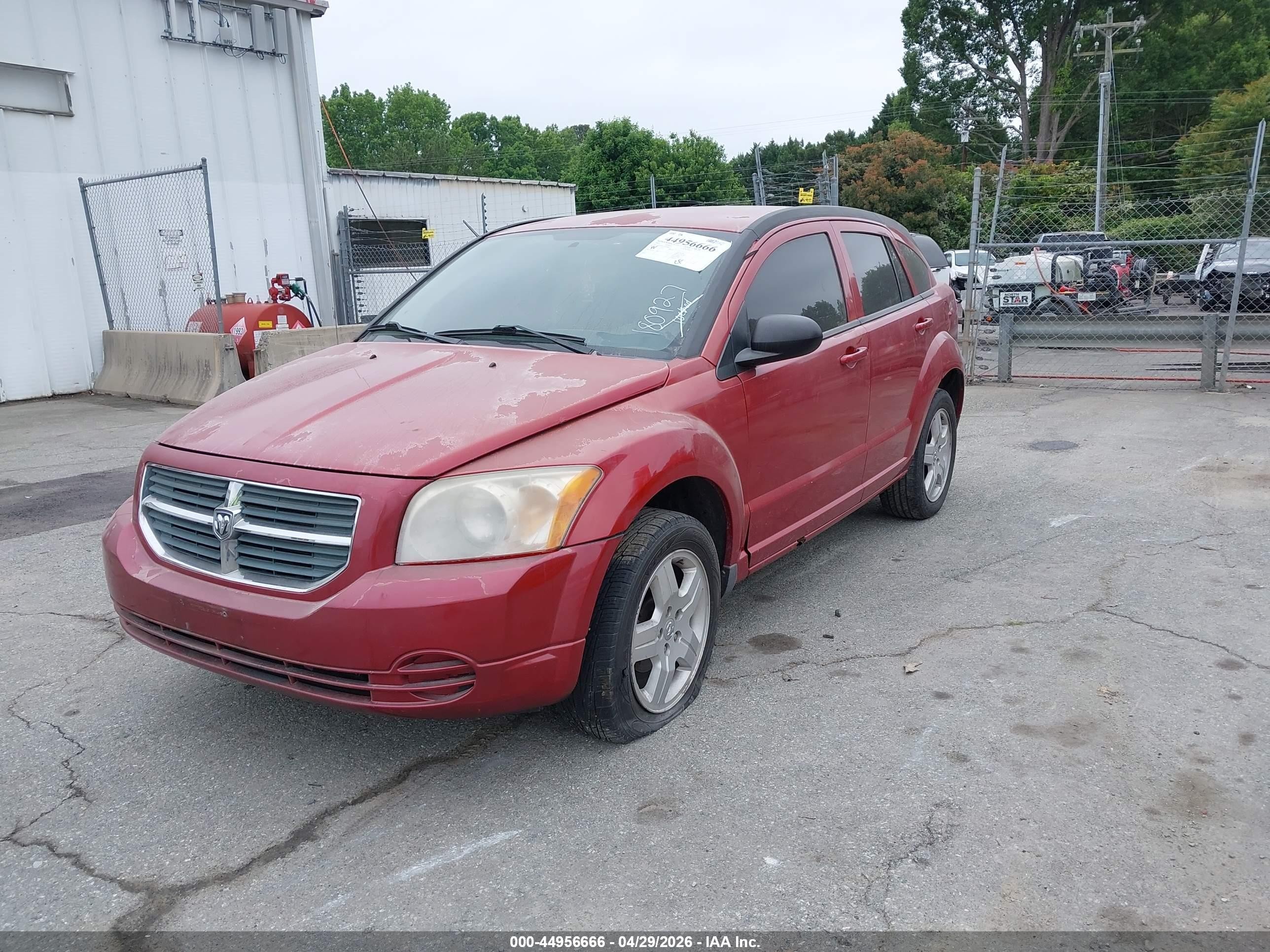 2009 Dodge Caliber Sxt Red vin: 1B3HB48A99D180927