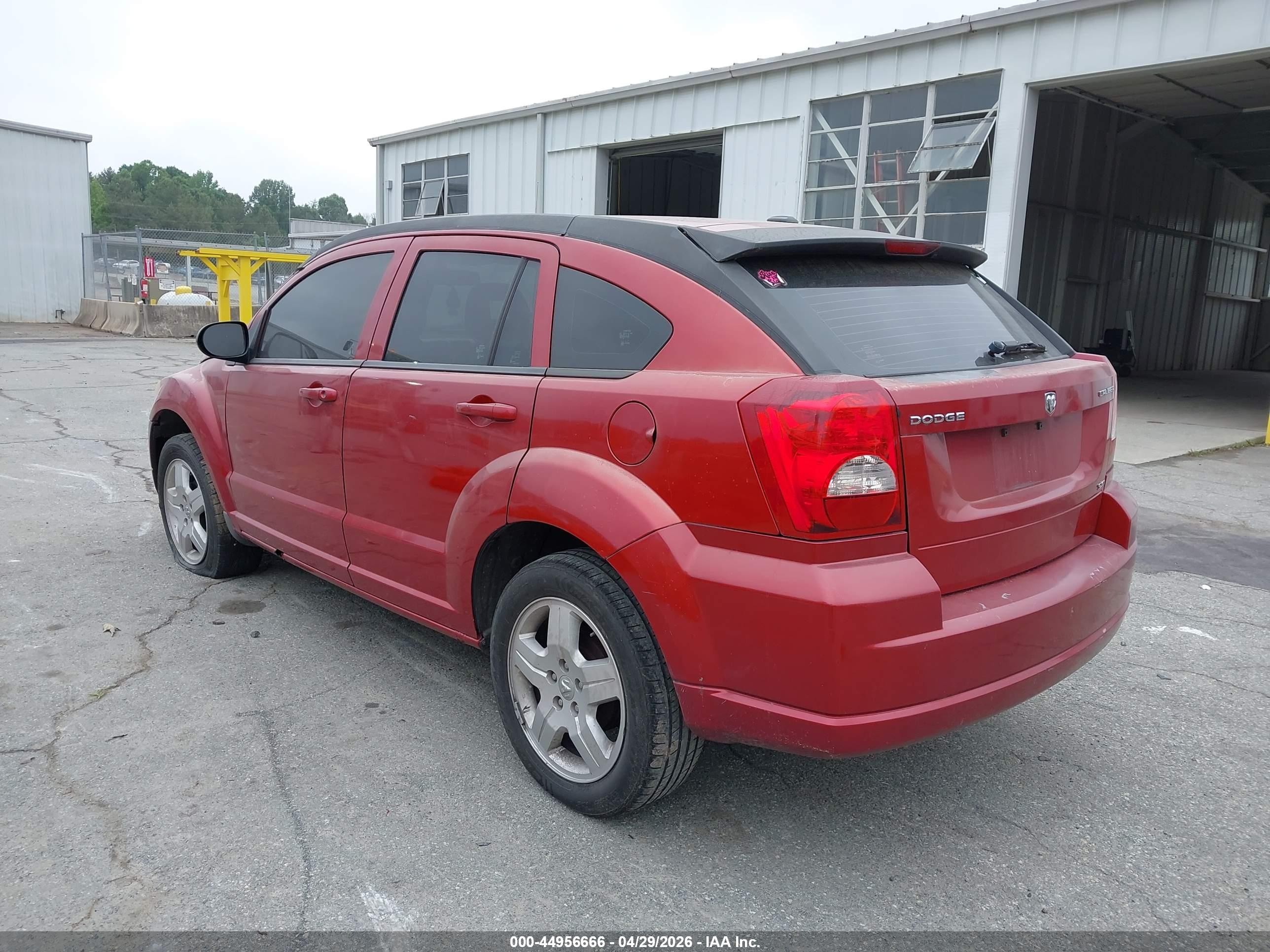 2009 Dodge Caliber Sxt Red vin: 1B3HB48A99D180927