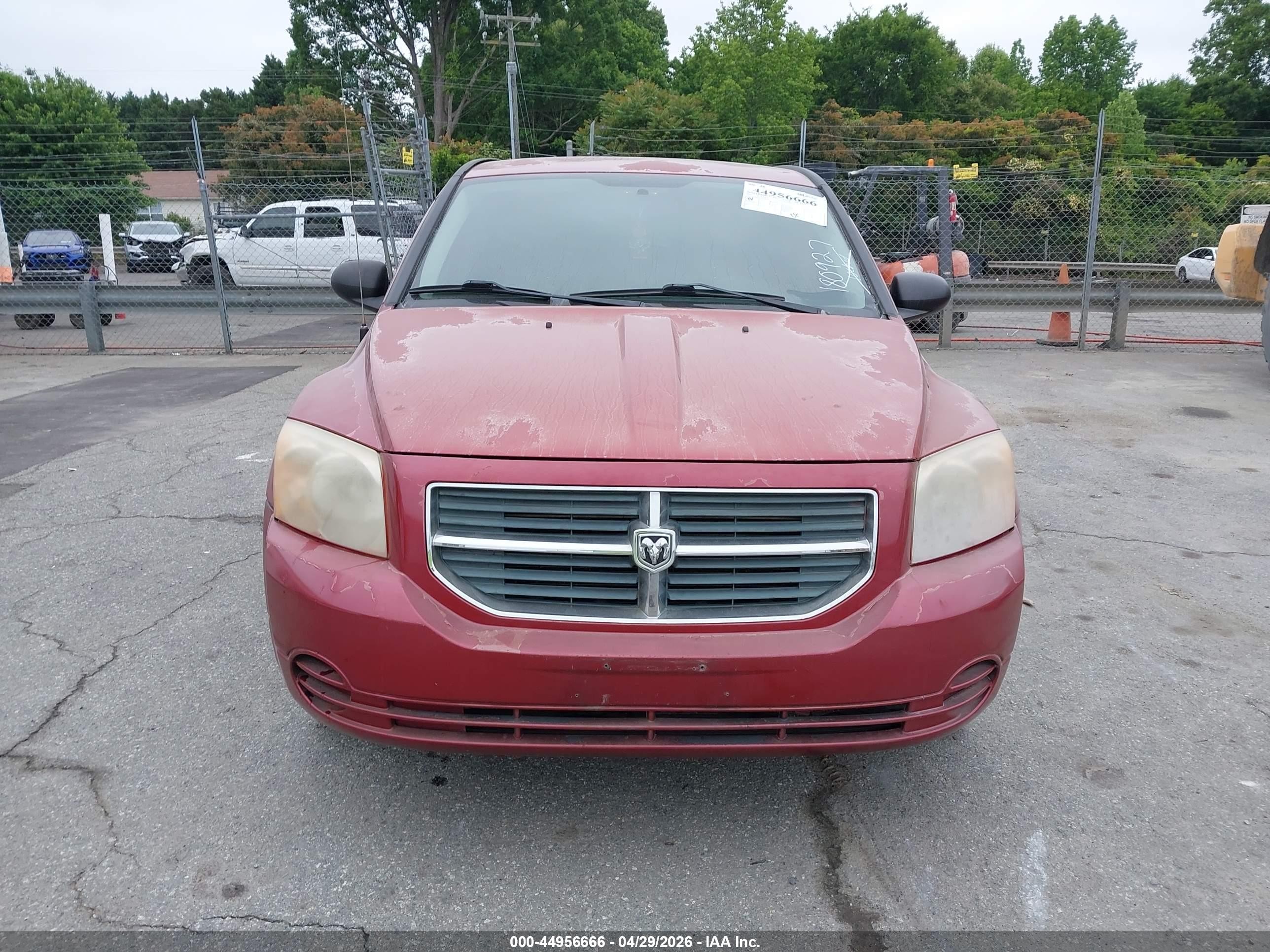 2009 Dodge Caliber Sxt Red vin: 1B3HB48A99D180927