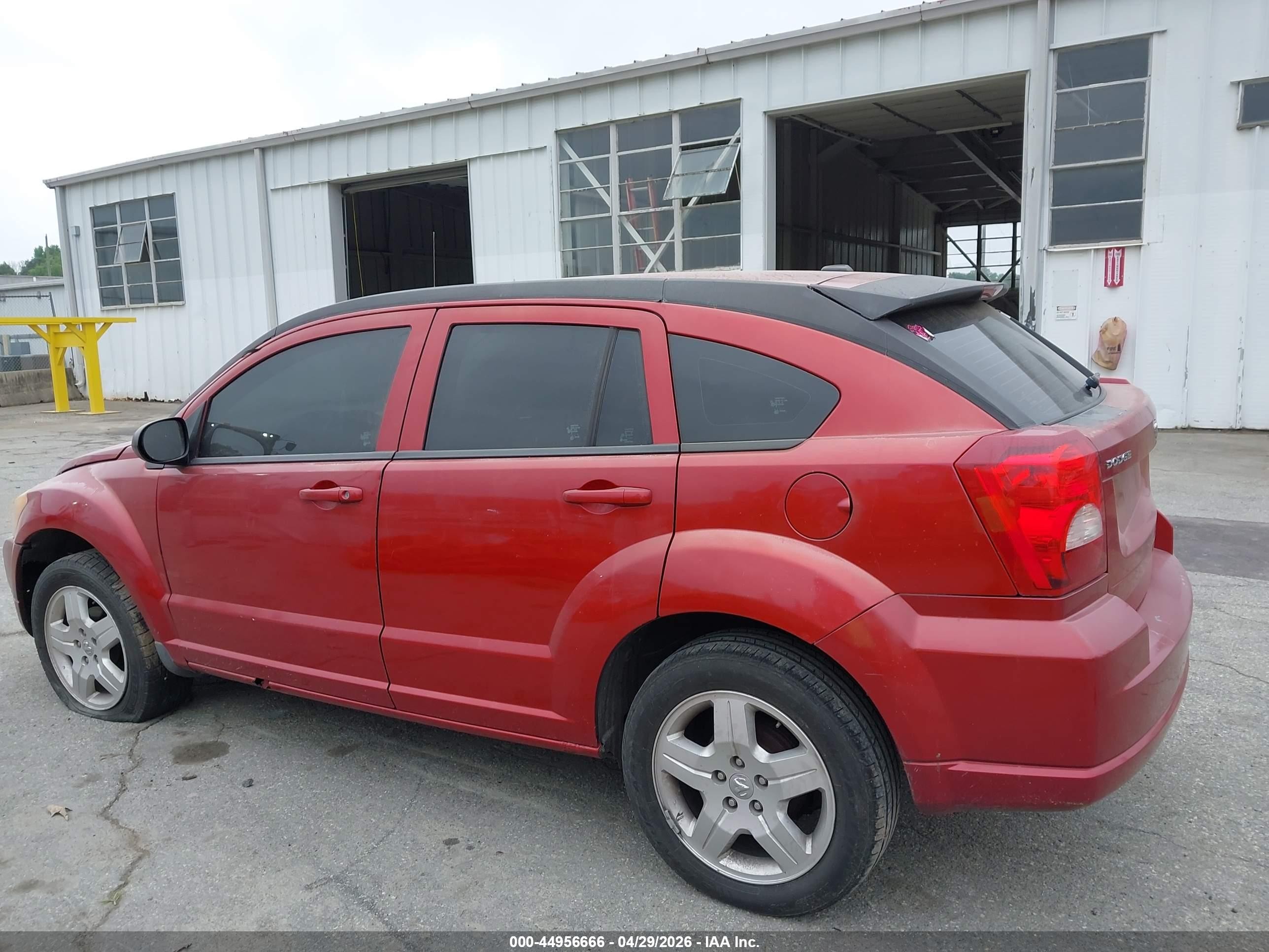 2009 Dodge Caliber Sxt Red vin: 1B3HB48A99D180927