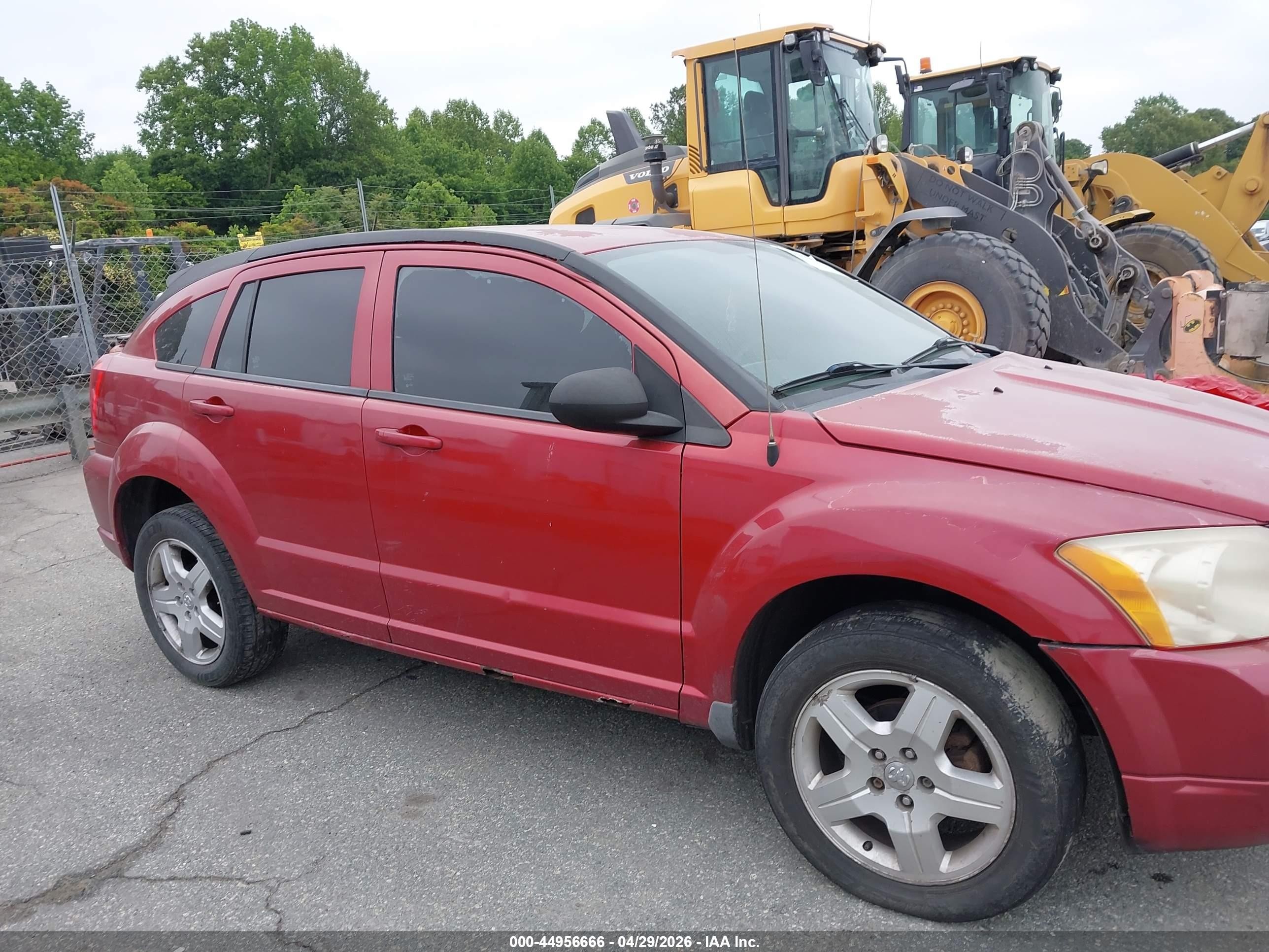 2009 Dodge Caliber Sxt Red vin: 1B3HB48A99D180927