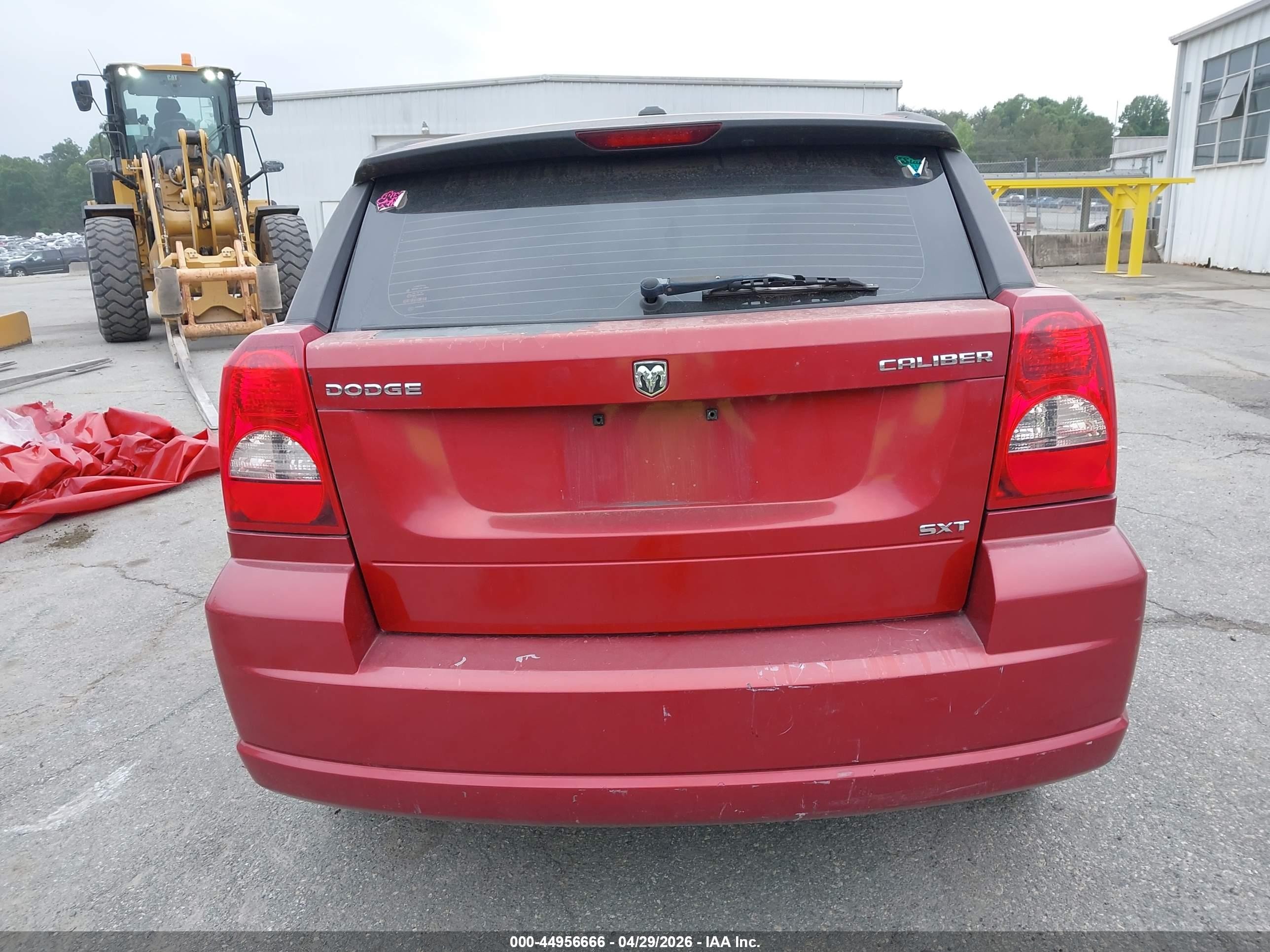 2009 Dodge Caliber Sxt Red vin: 1B3HB48A99D180927