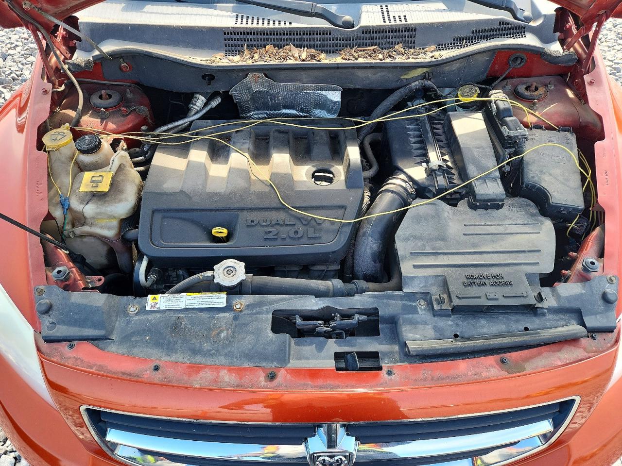 2007 Dodge Caliber Sxt Orange vin: 1B3HB48B07D591736