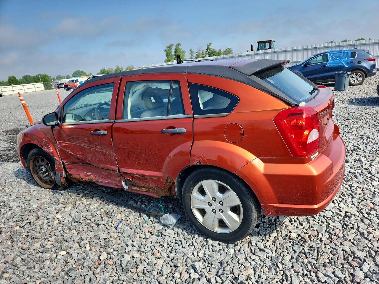 2007 Dodge Caliber Sxt Orange vin: 1B3HB48B07D591736