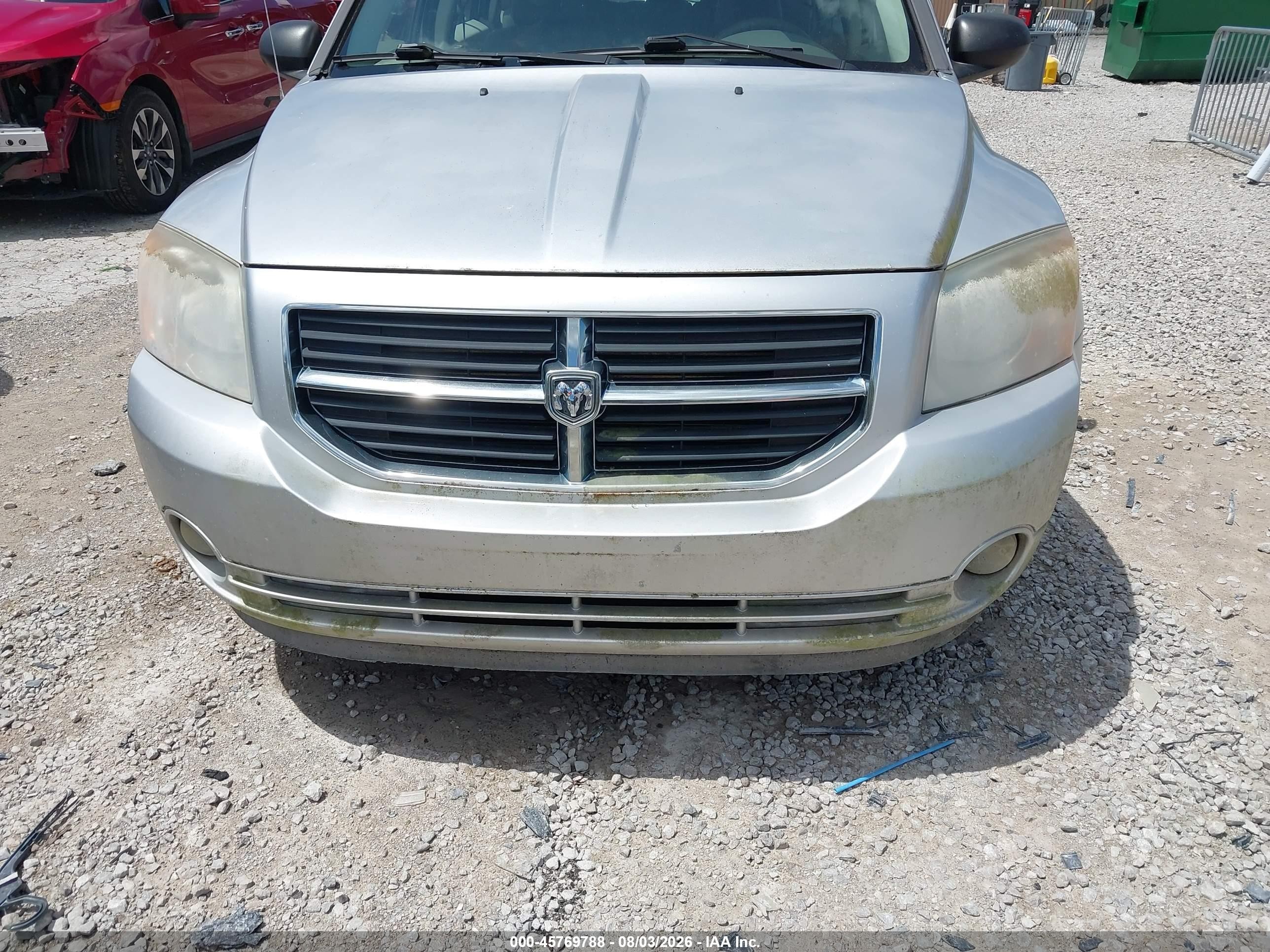 2007 Dodge Caliber Sxt Silver vin: 1B3HB48B07D598637