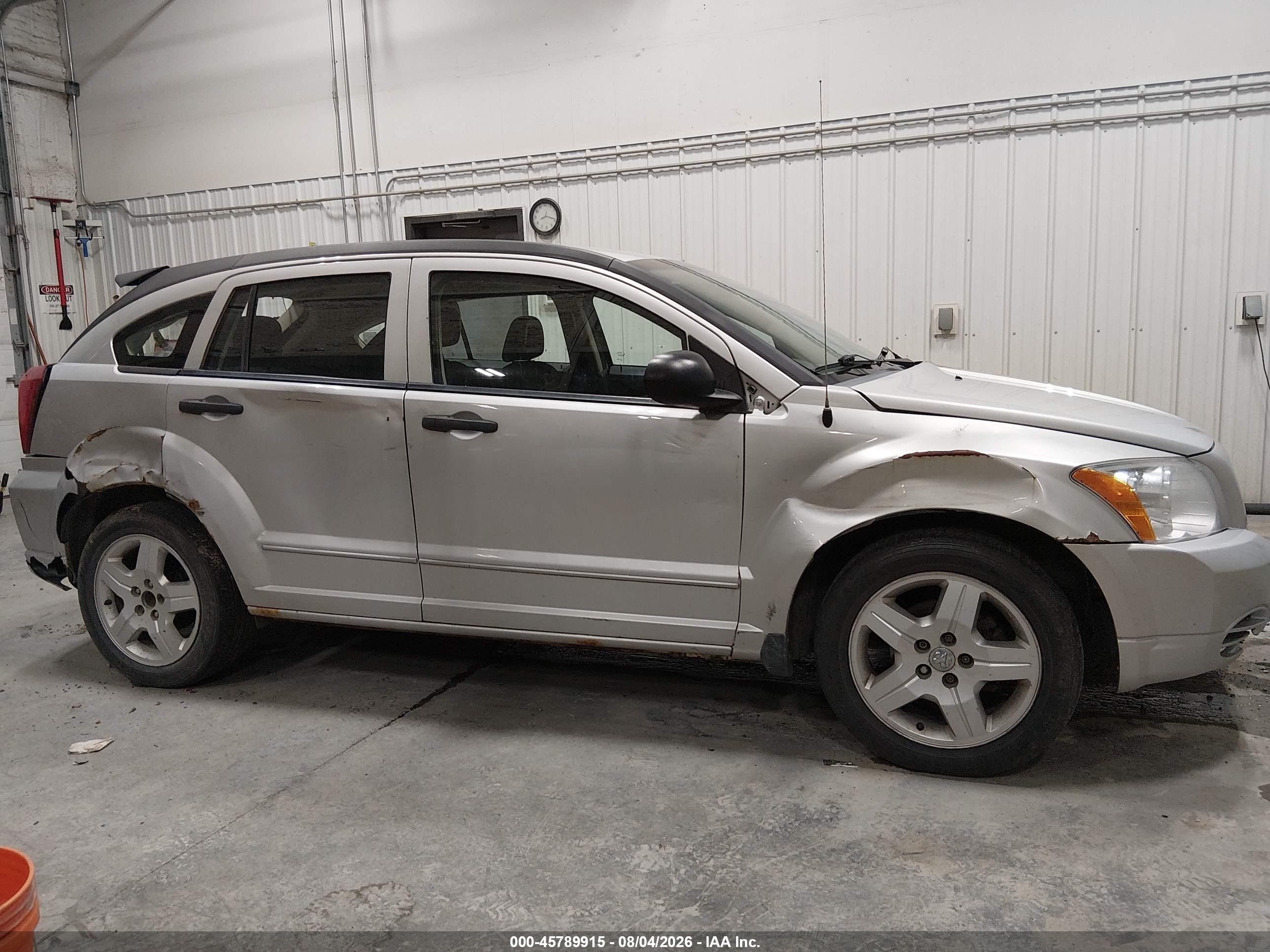 2008 Dodge Caliber Sxt Серебряный vin: 1B3HB48B08D646798
