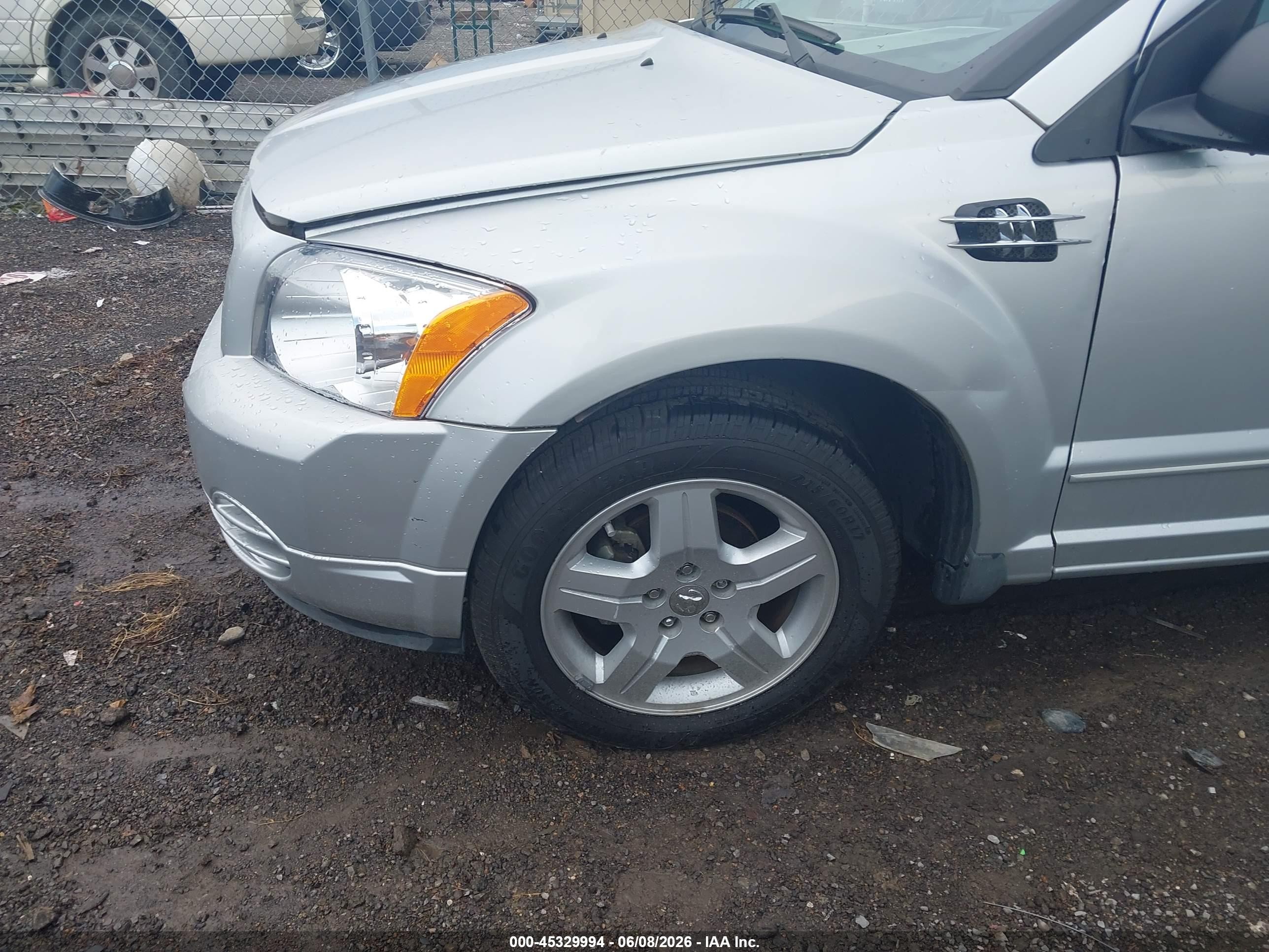 2008 Dodge Caliber Sxt Silver vin: 1B3HB48B08D650012