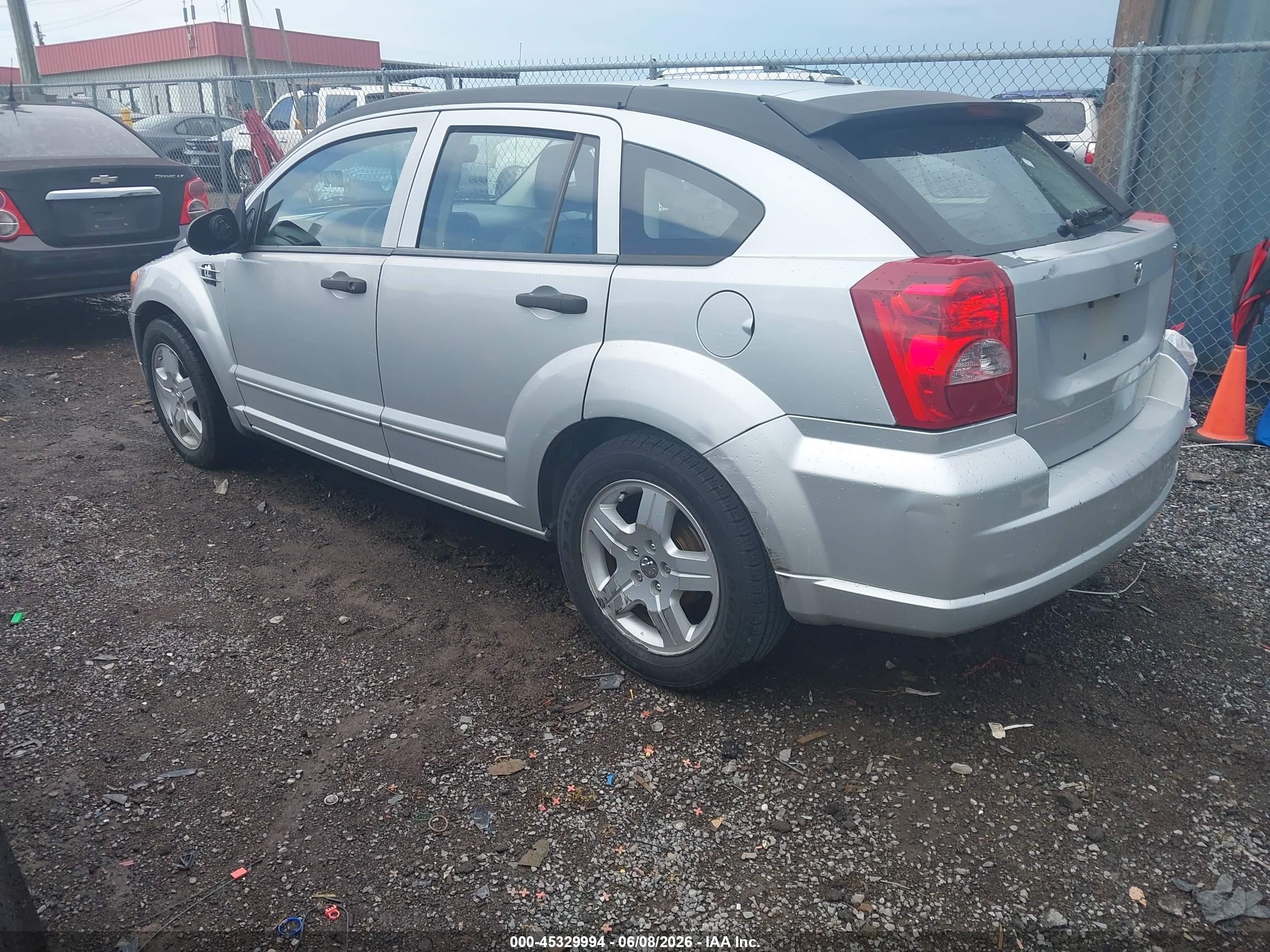 2008 Dodge Caliber Sxt Silver vin: 1B3HB48B08D650012