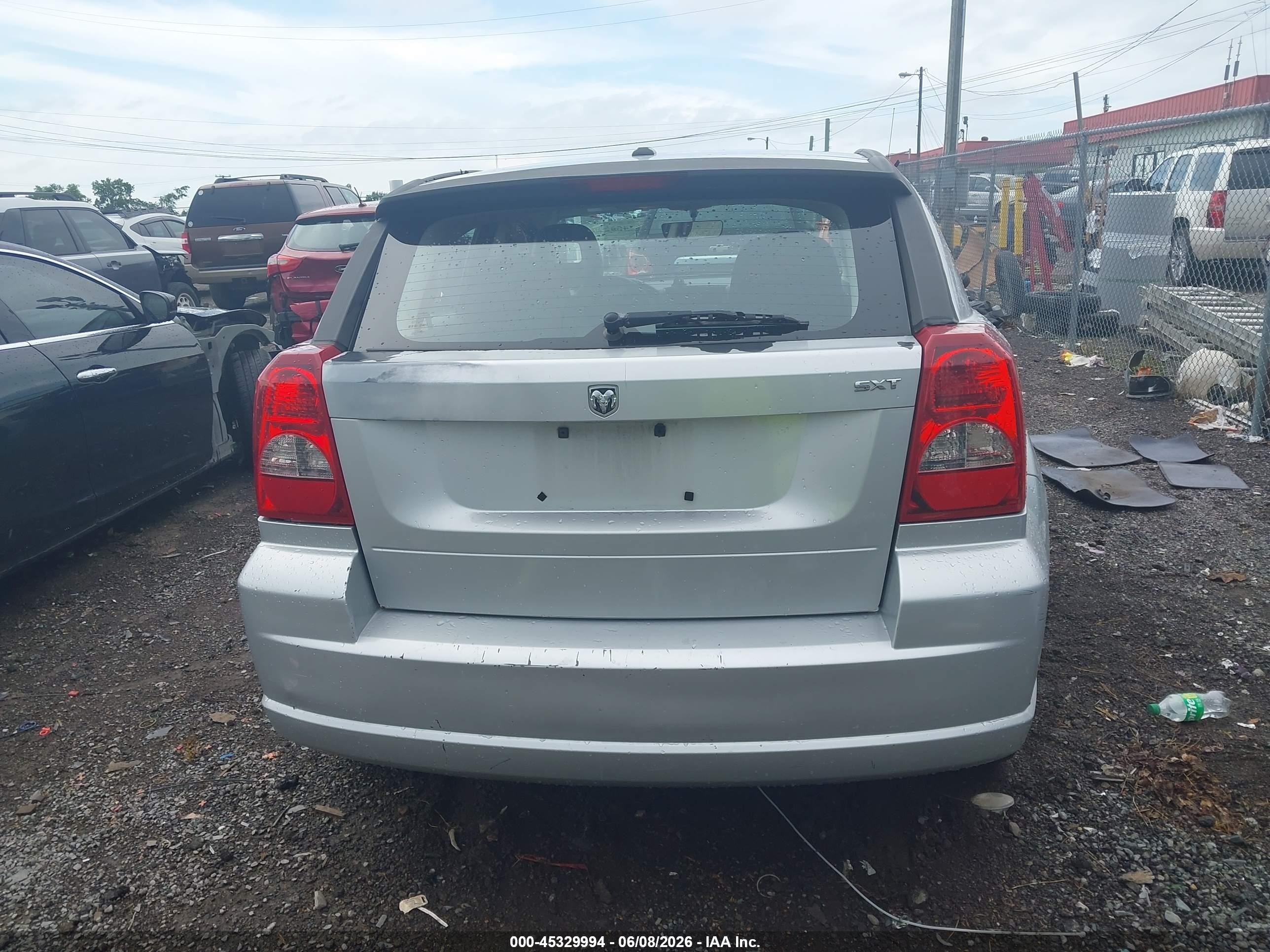2008 Dodge Caliber Sxt Silver vin: 1B3HB48B08D650012