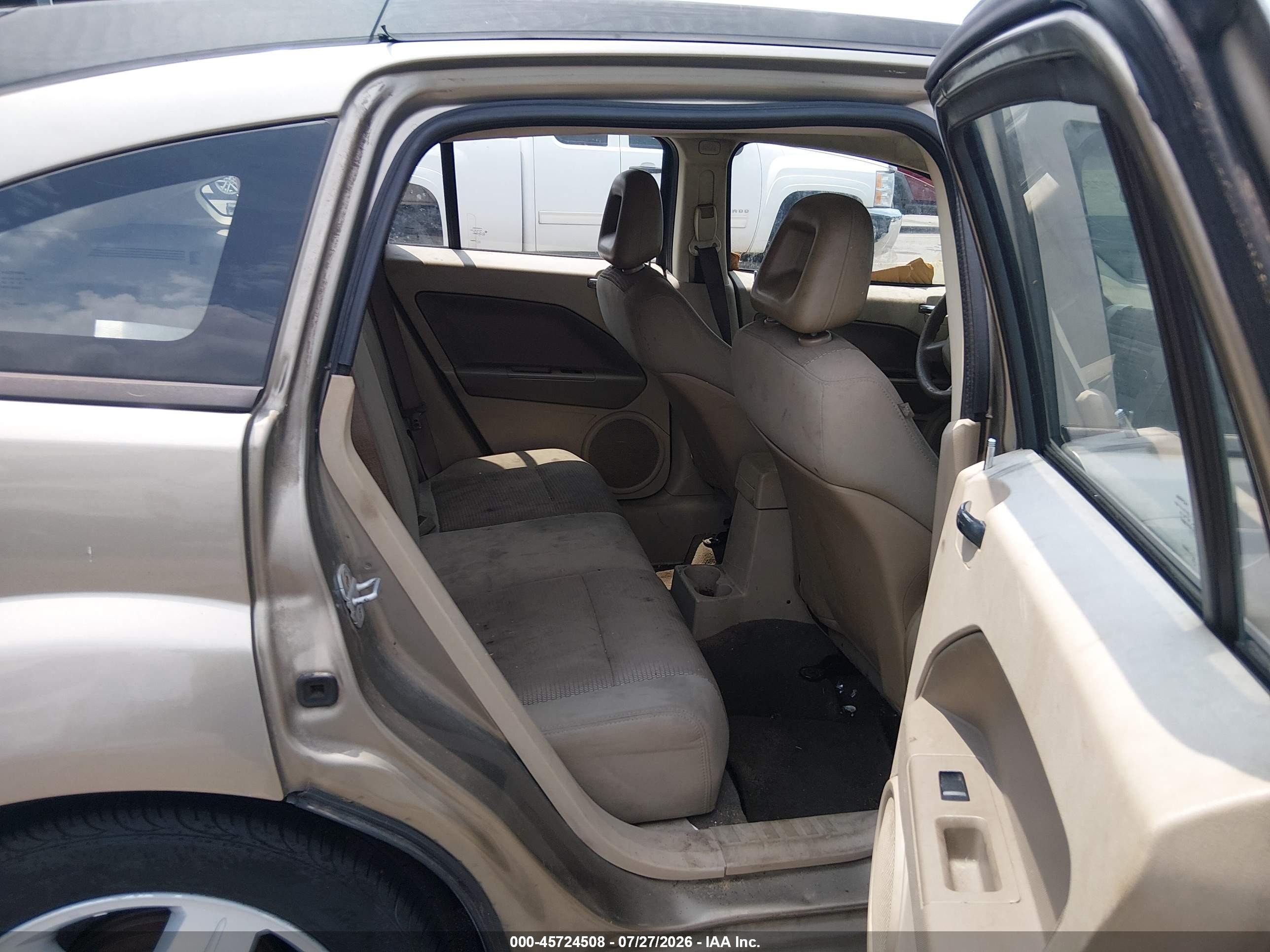 2008 Dodge Caliber Sxt Beige vin: 1B3HB48B08D724013