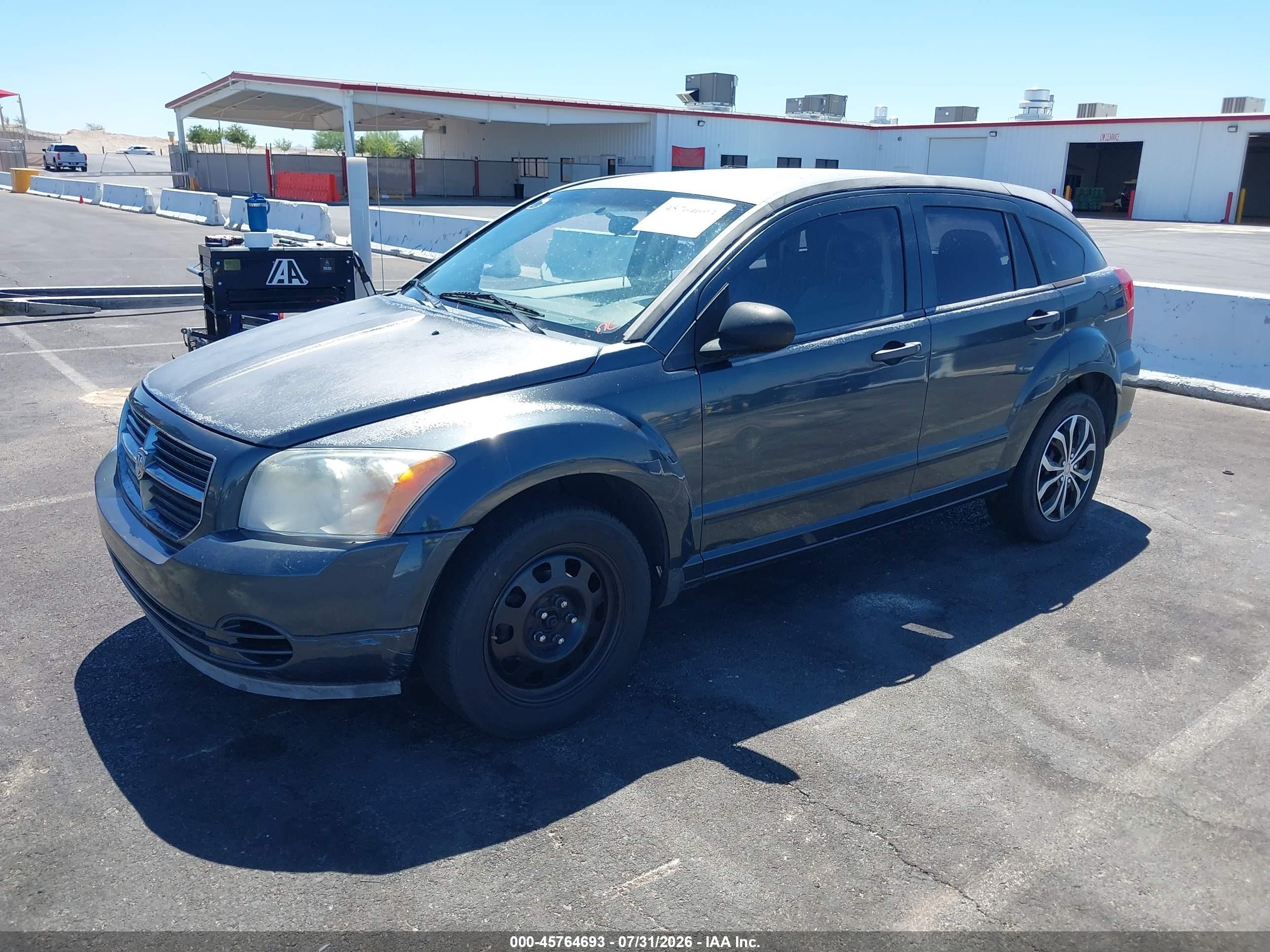 2007 Dodge Caliber Sxt Gray vin: 1B3HB48B17D192933