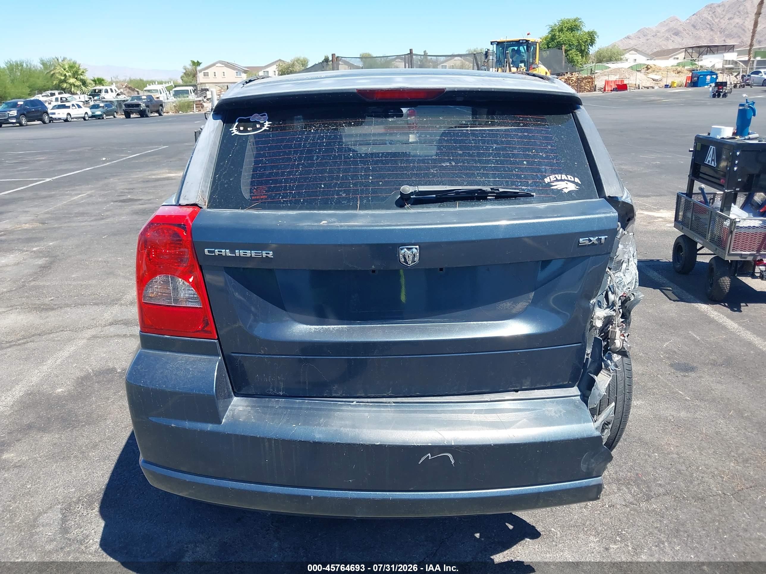 2007 Dodge Caliber Sxt Gray vin: 1B3HB48B17D192933
