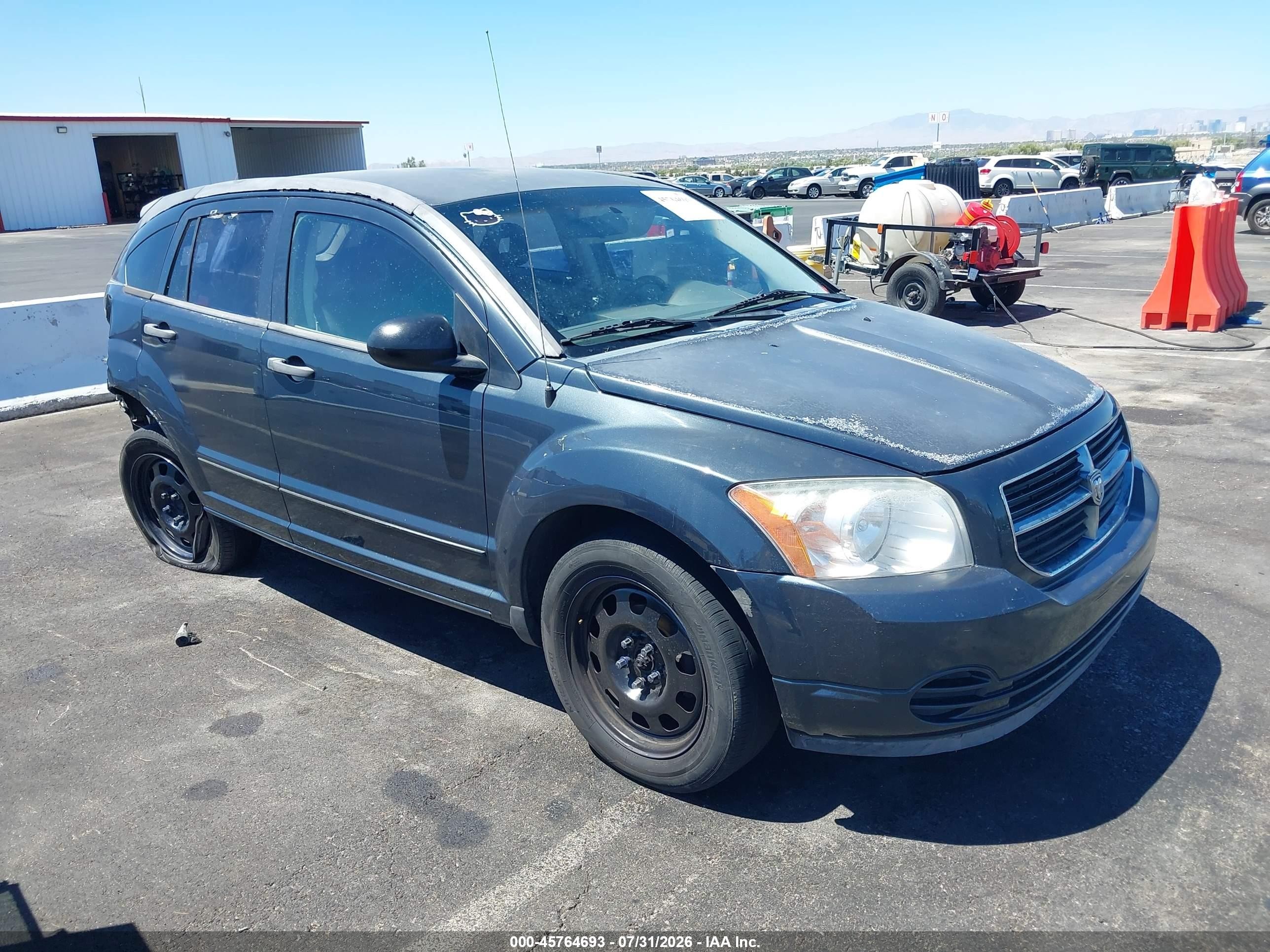 2007 Dodge Caliber Sxt Gray vin: 1B3HB48B17D192933