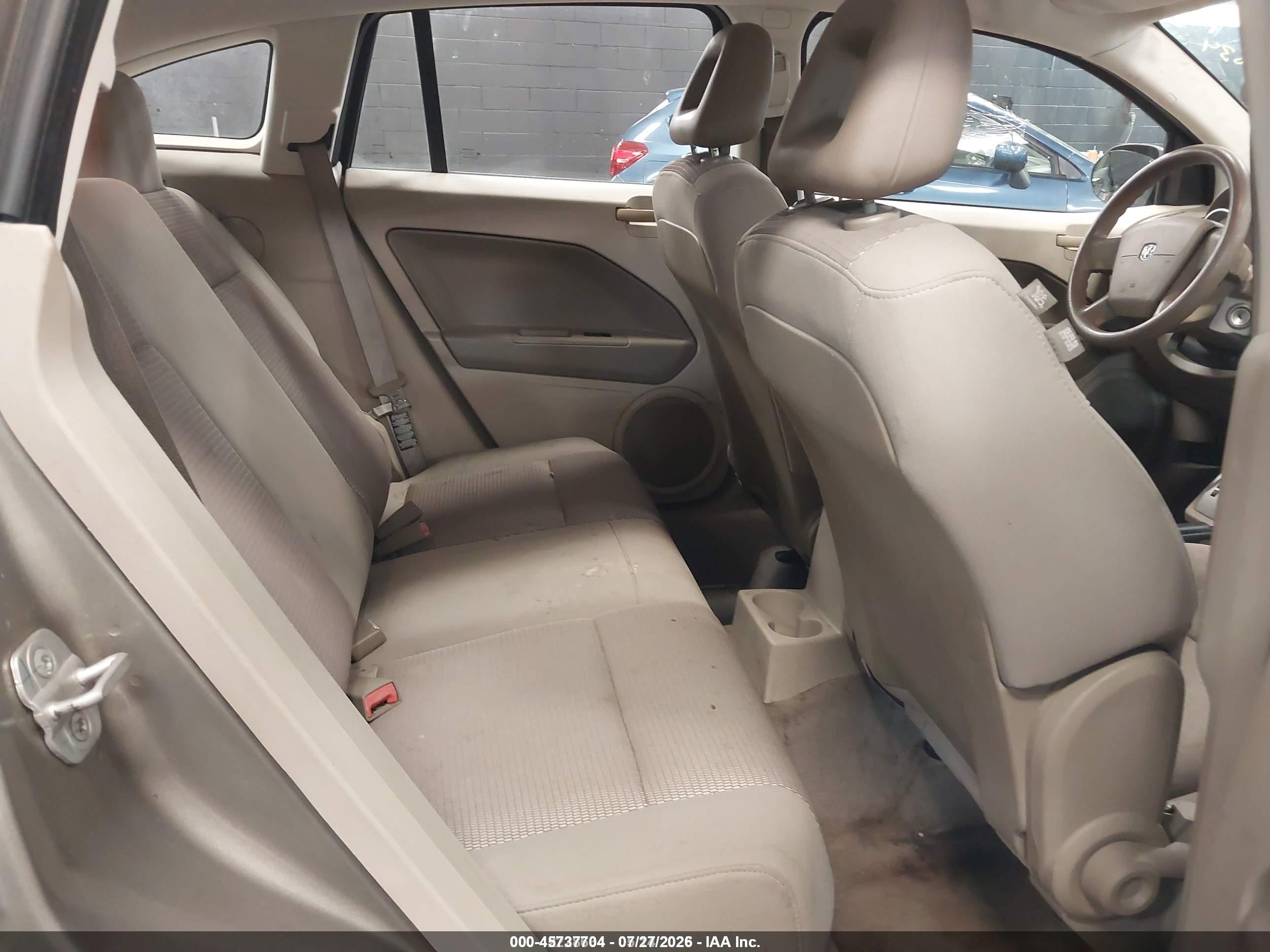 2007 Dodge Caliber Sxt Champagne vin: 1B3HB48B17D365530