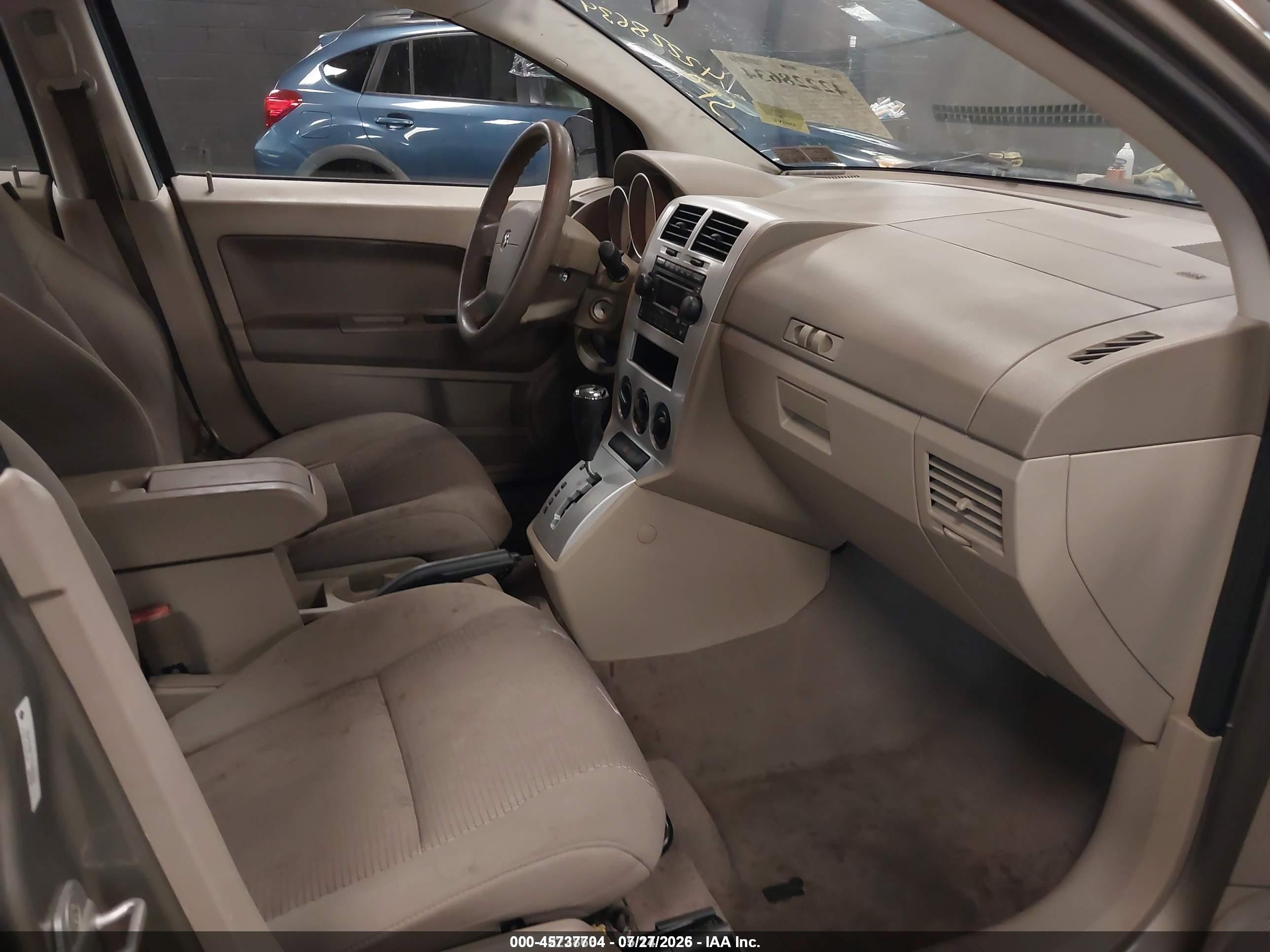 2007 Dodge Caliber Sxt Champagne vin: 1B3HB48B17D365530