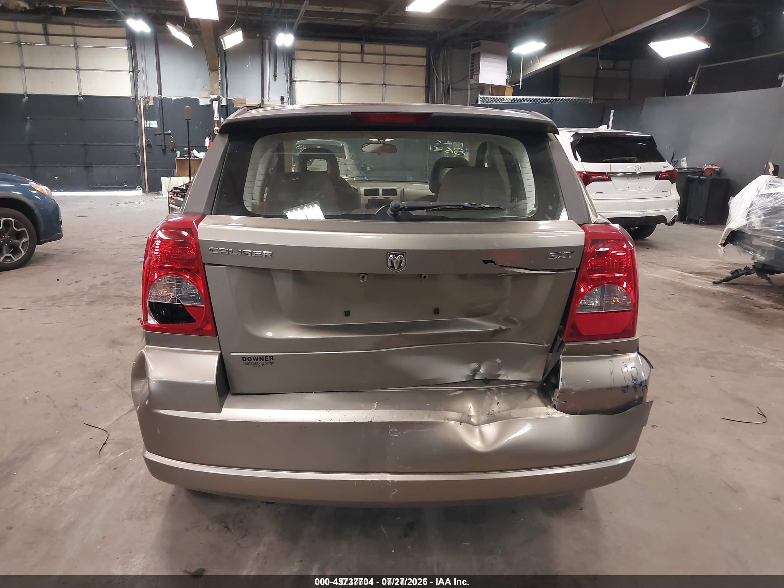 2007 Dodge Caliber Sxt Champagne vin: 1B3HB48B17D365530