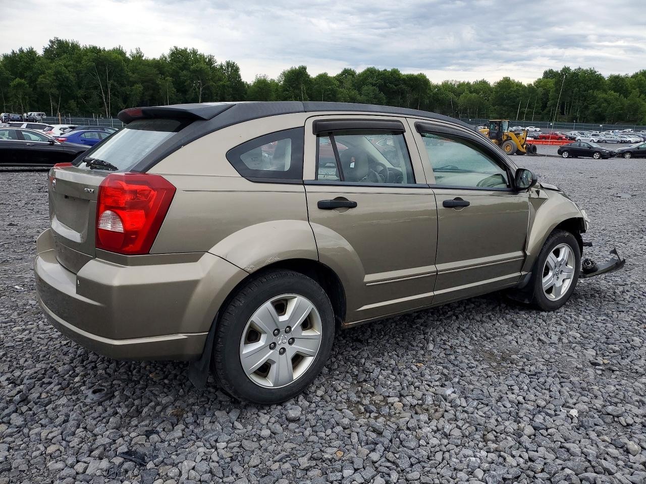 2007 Dodge Caliber Sxt Brown vin: 1B3HB48B17D389049