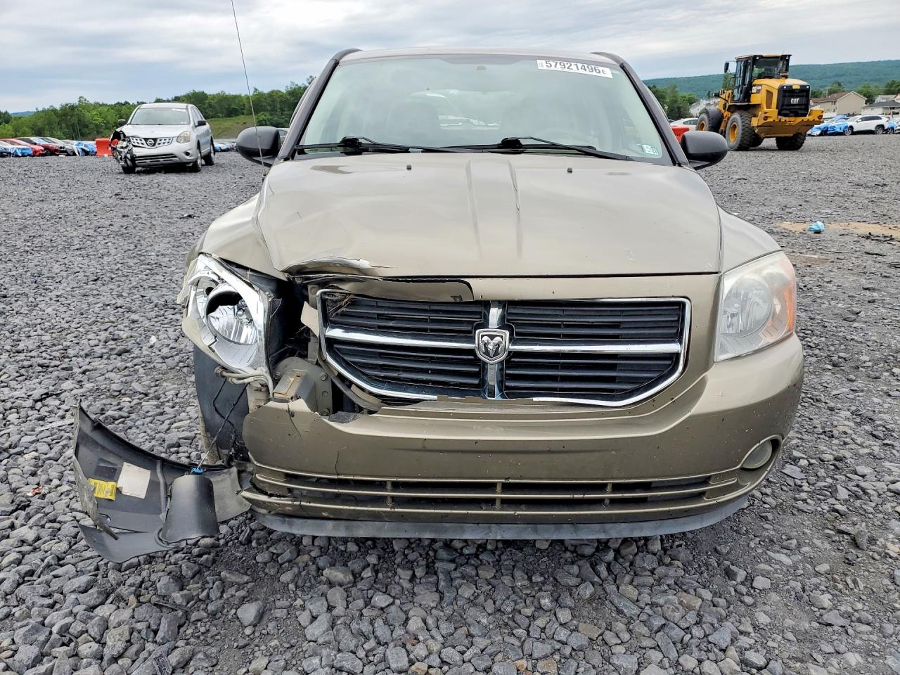 2007 Dodge Caliber Sxt Brown vin: 1B3HB48B17D389049