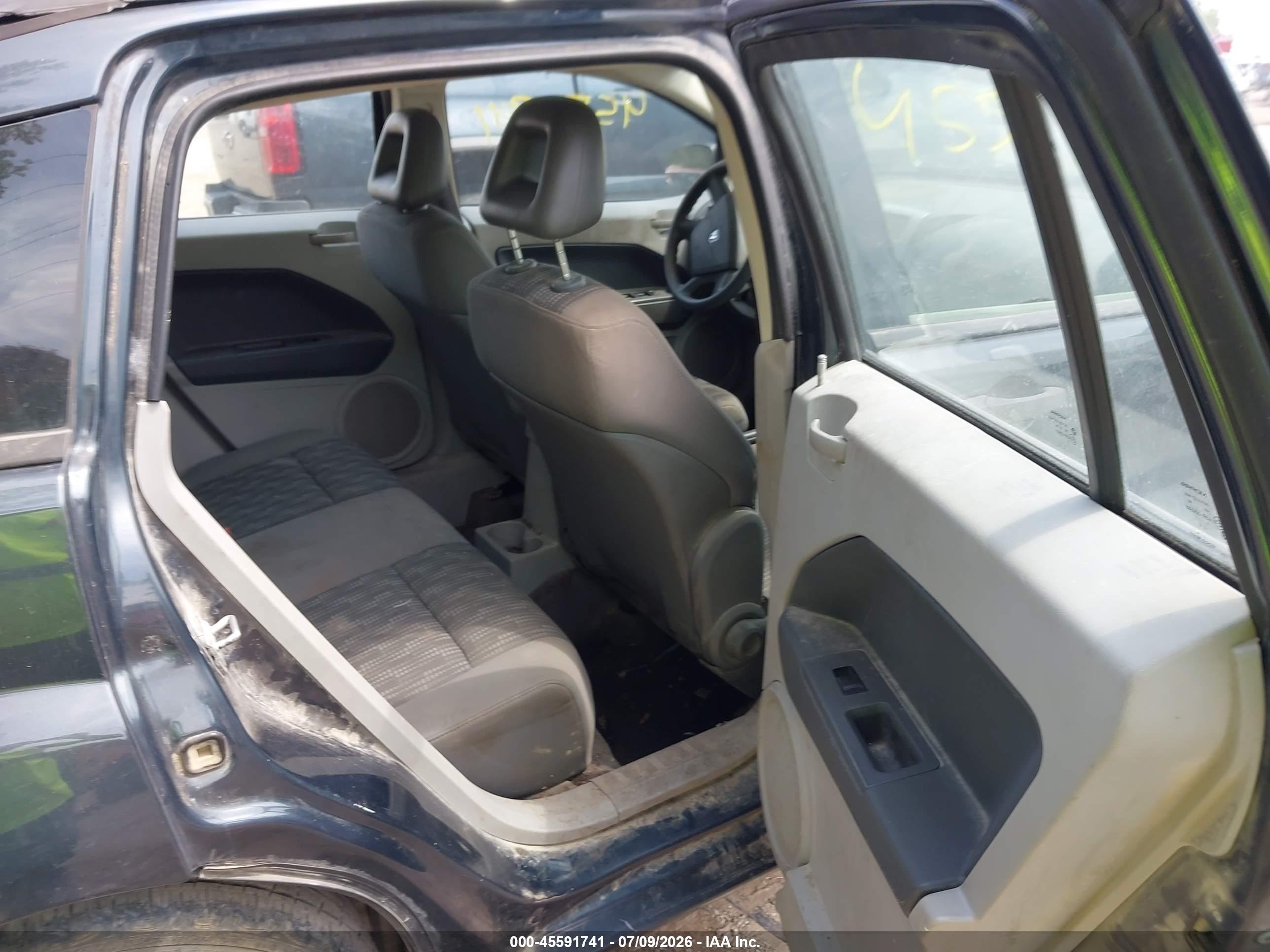 2007 Dodge Caliber Sxt Серый vin: 1B3HB48B17D589302
