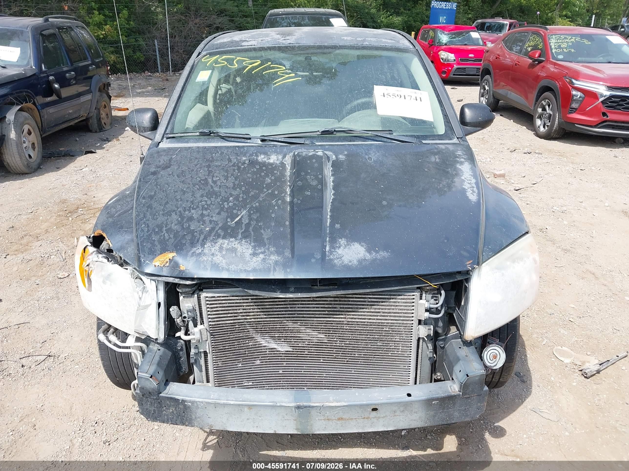 2007 Dodge Caliber Sxt Серый vin: 1B3HB48B17D589302