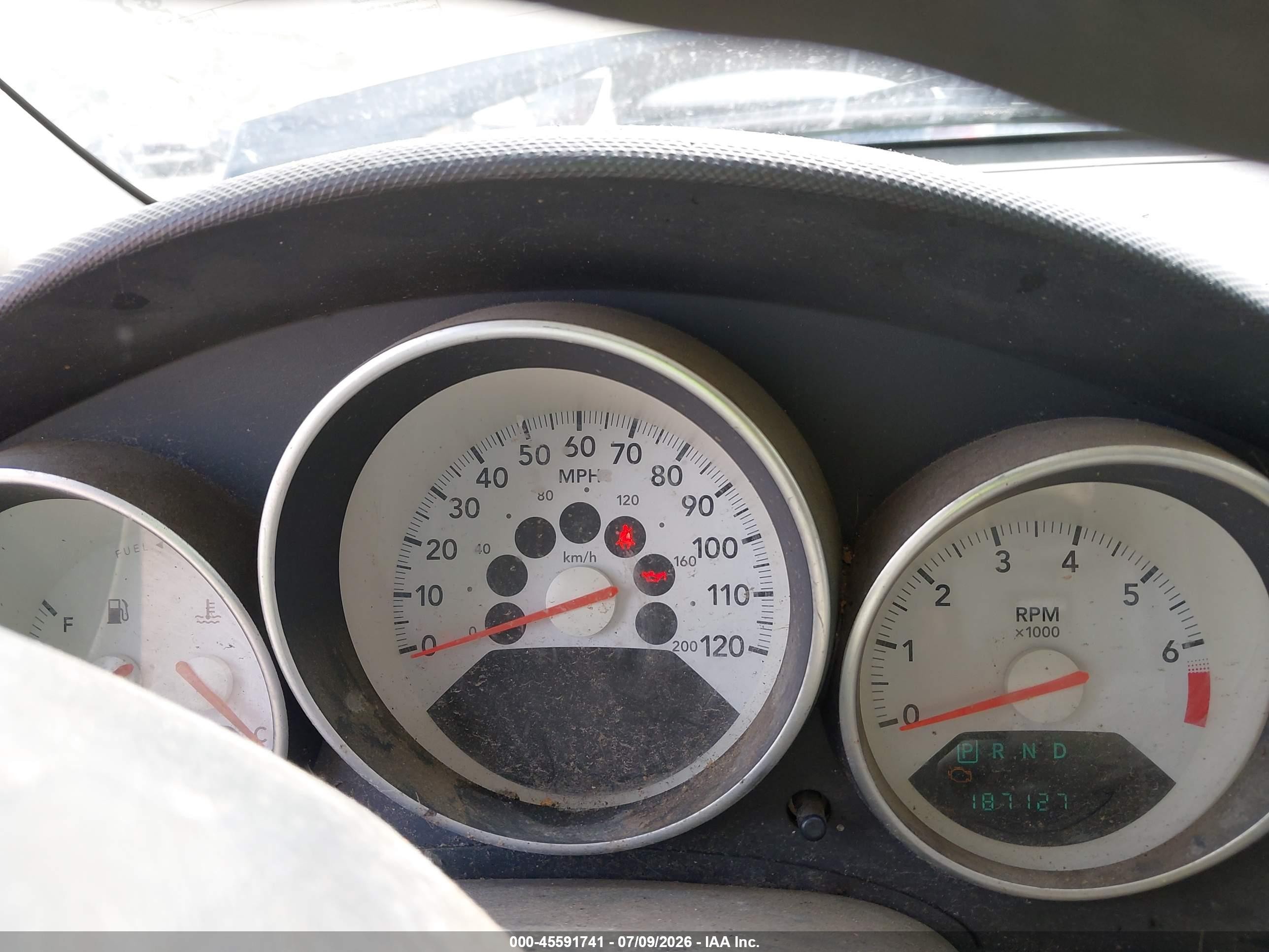 2007 Dodge Caliber Sxt Серый vin: 1B3HB48B17D589302