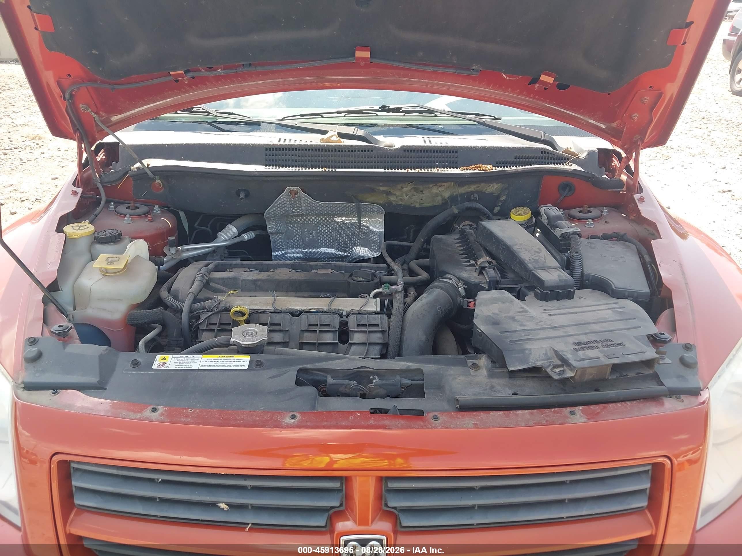 2008 Dodge Caliber Sxt Orange vin: 1B3HB48B18D503827