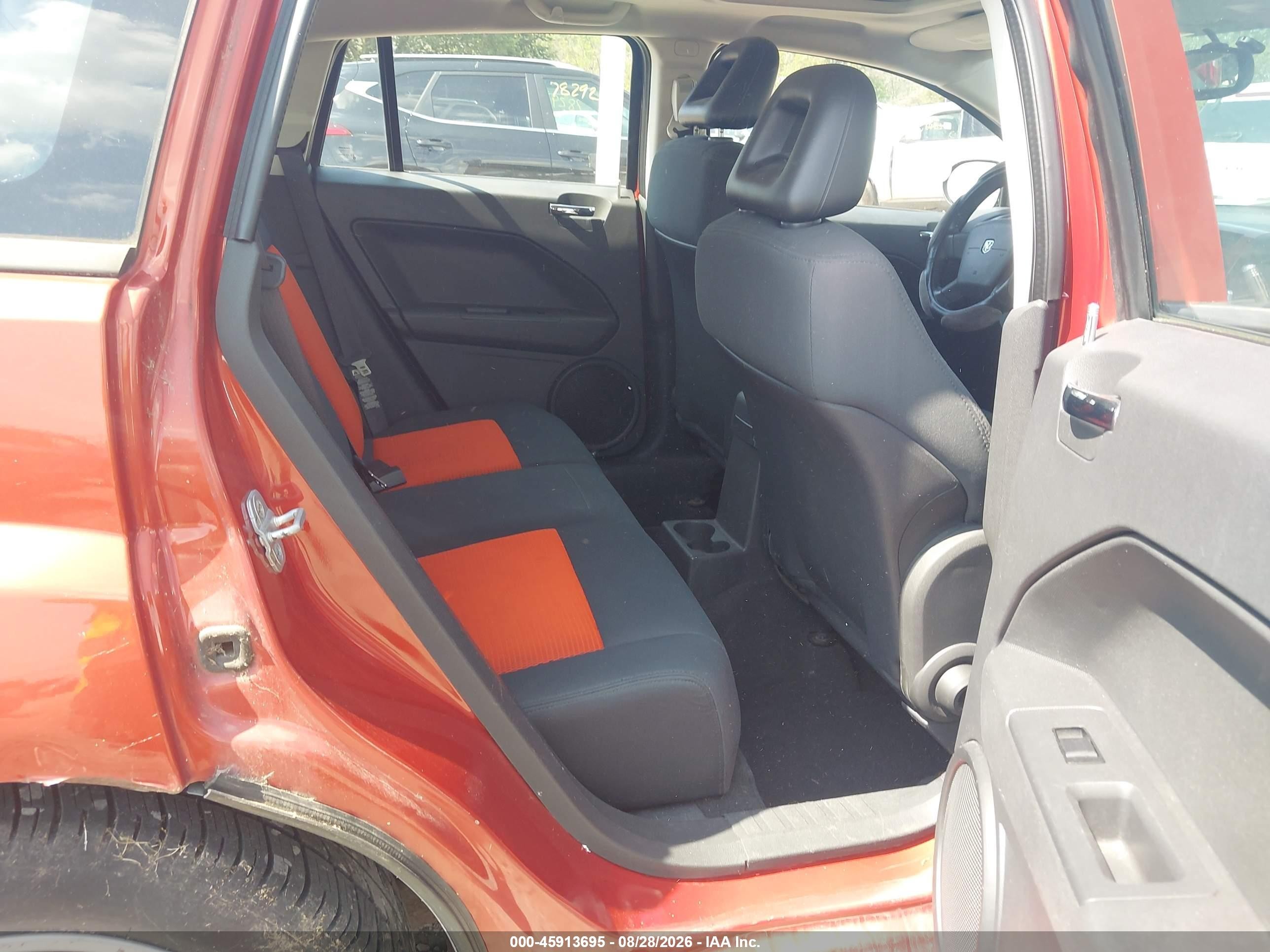 2008 Dodge Caliber Sxt Orange vin: 1B3HB48B18D503827