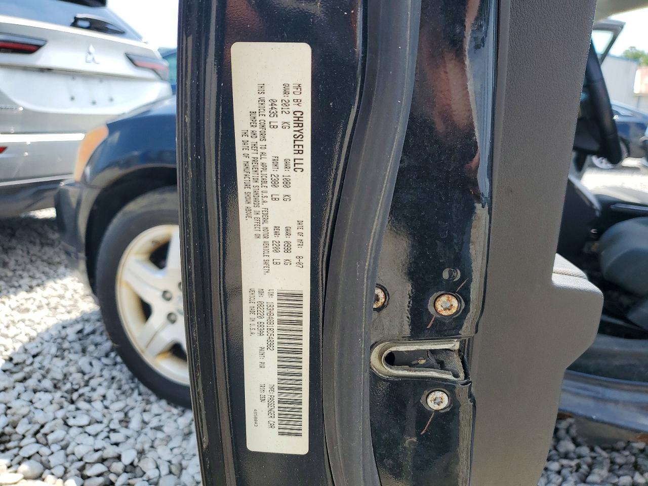 2008 Dodge Caliber Sxt Black vin: 1B3HB48B18D548962