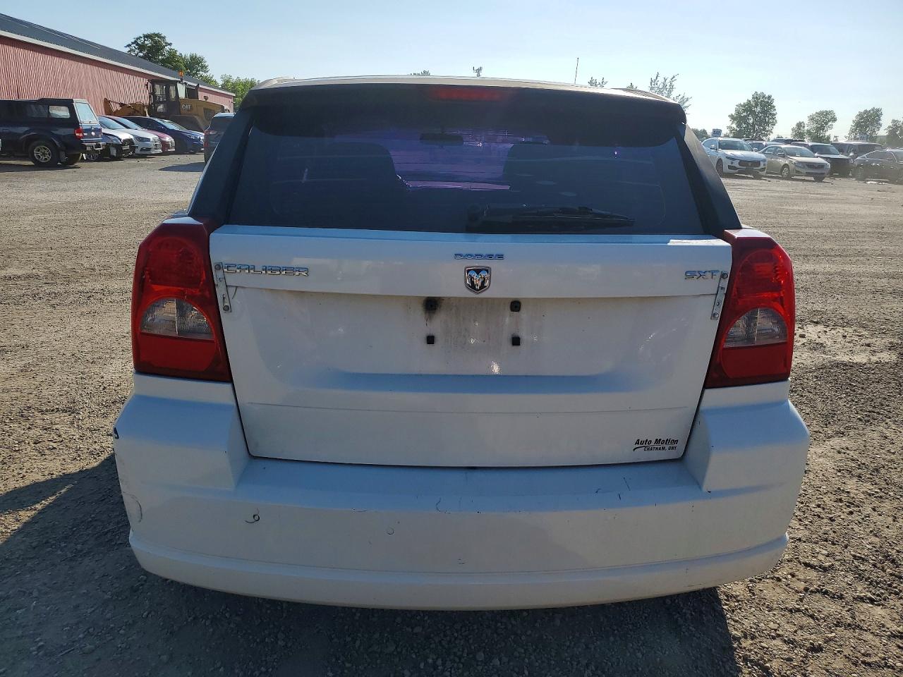 2008 Dodge Caliber Sxt White vin: 1B3HB48B18D623403