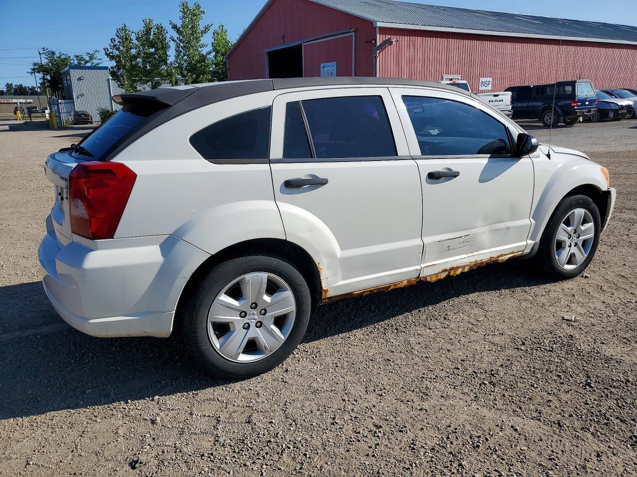 2008 Dodge Caliber Sxt White vin: 1B3HB48B18D623403