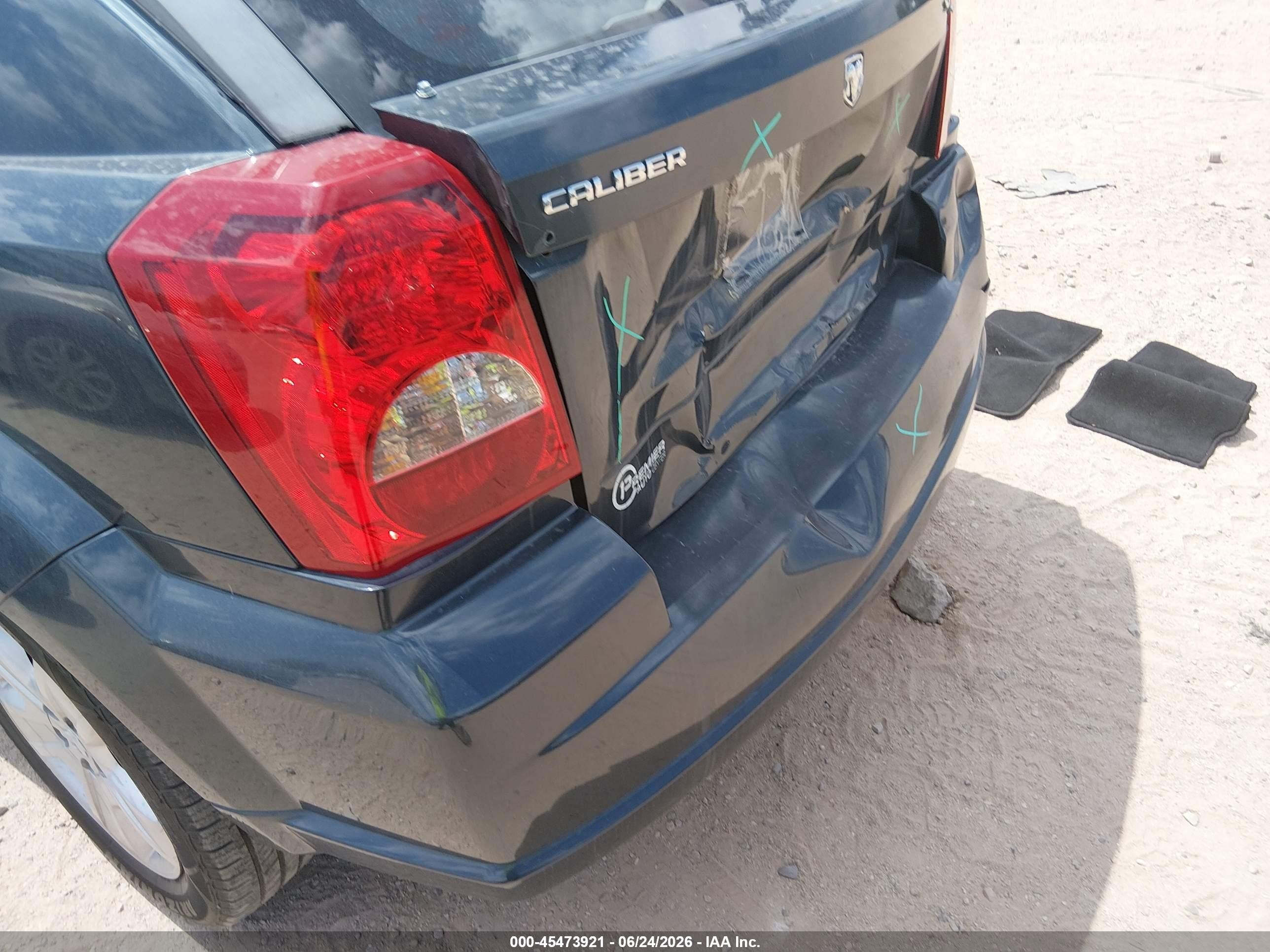 2007 Dodge Caliber Sxt Gray vin: 1B3HB48B27D404111
