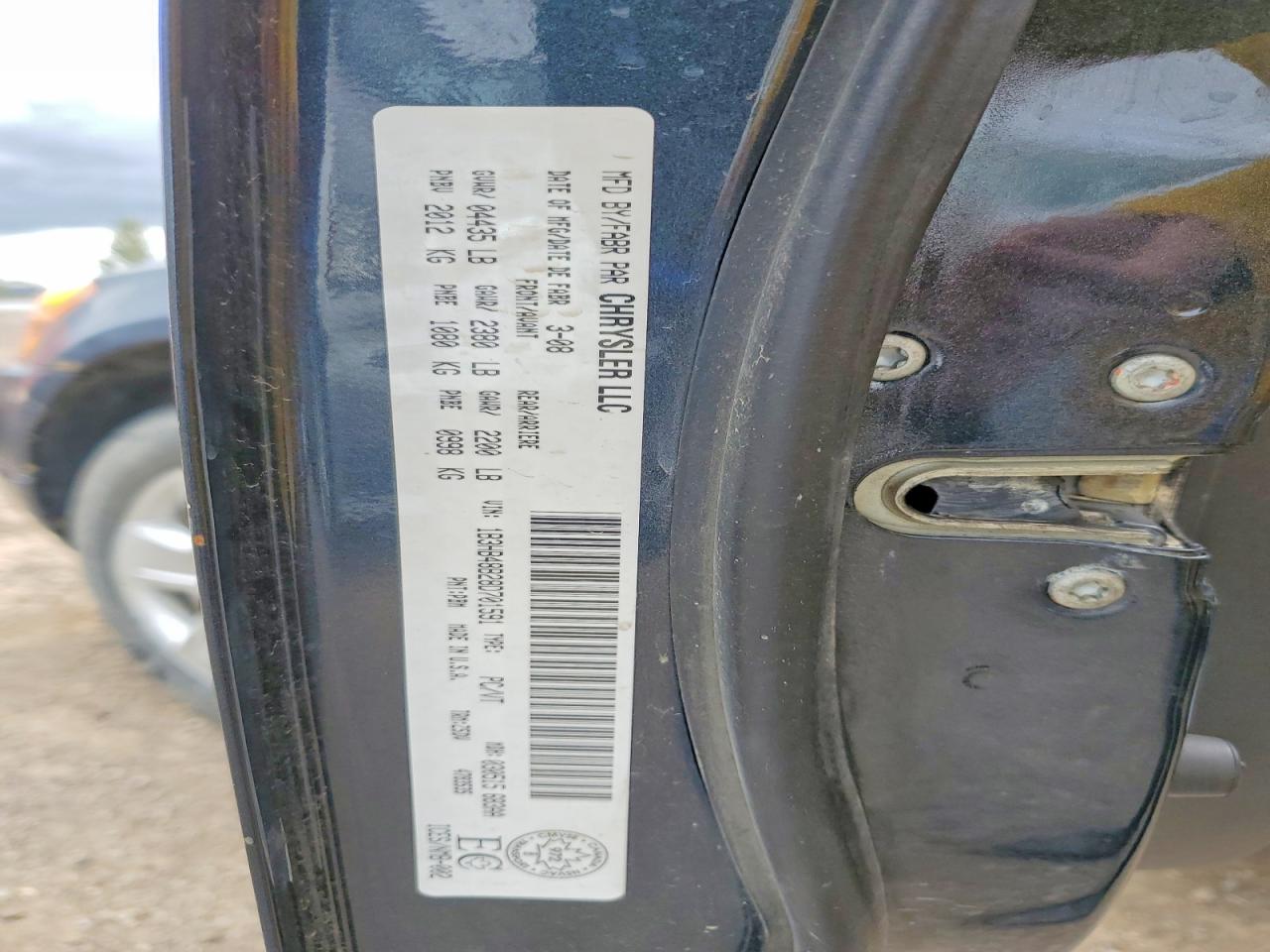 2008 Dodge Caliber Sxt Blue vin: 1B3HB48B28D701591