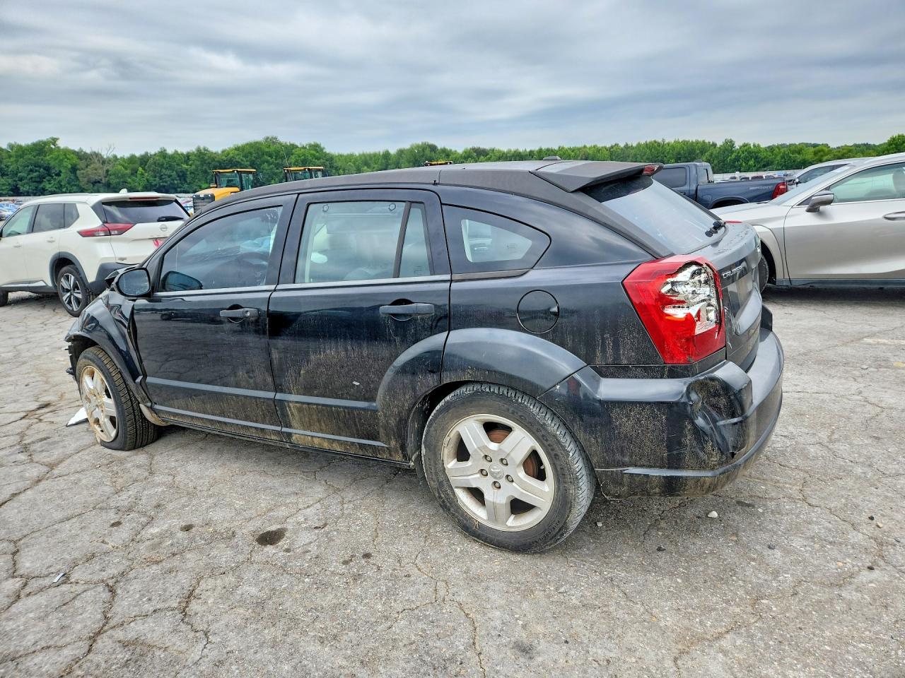 2008 Dodge Caliber Sxt Black vin: 1B3HB48B28D784813