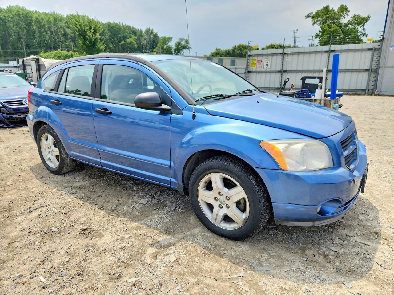 2007 Dodge Caliber Sxt Blue vin: 1B3HB48B37D107378