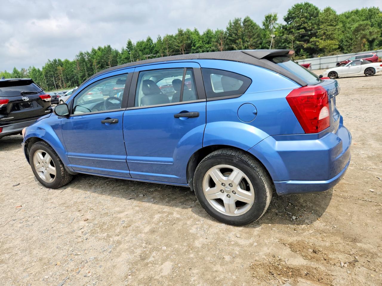 2007 Dodge Caliber Sxt Blue vin: 1B3HB48B37D107378