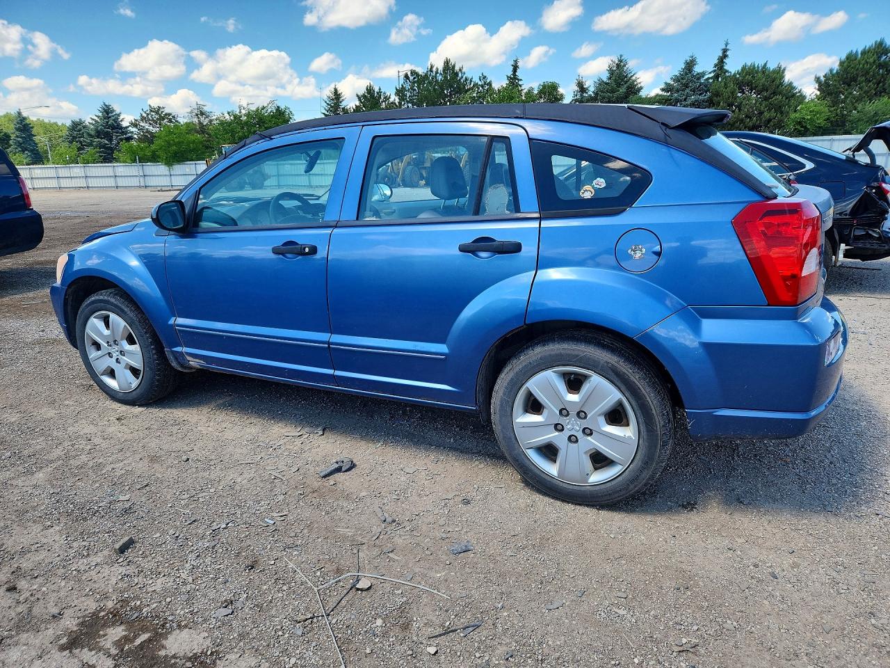 2007 Dodge Caliber Sxt Blue vin: 1B3HB48B37D115917