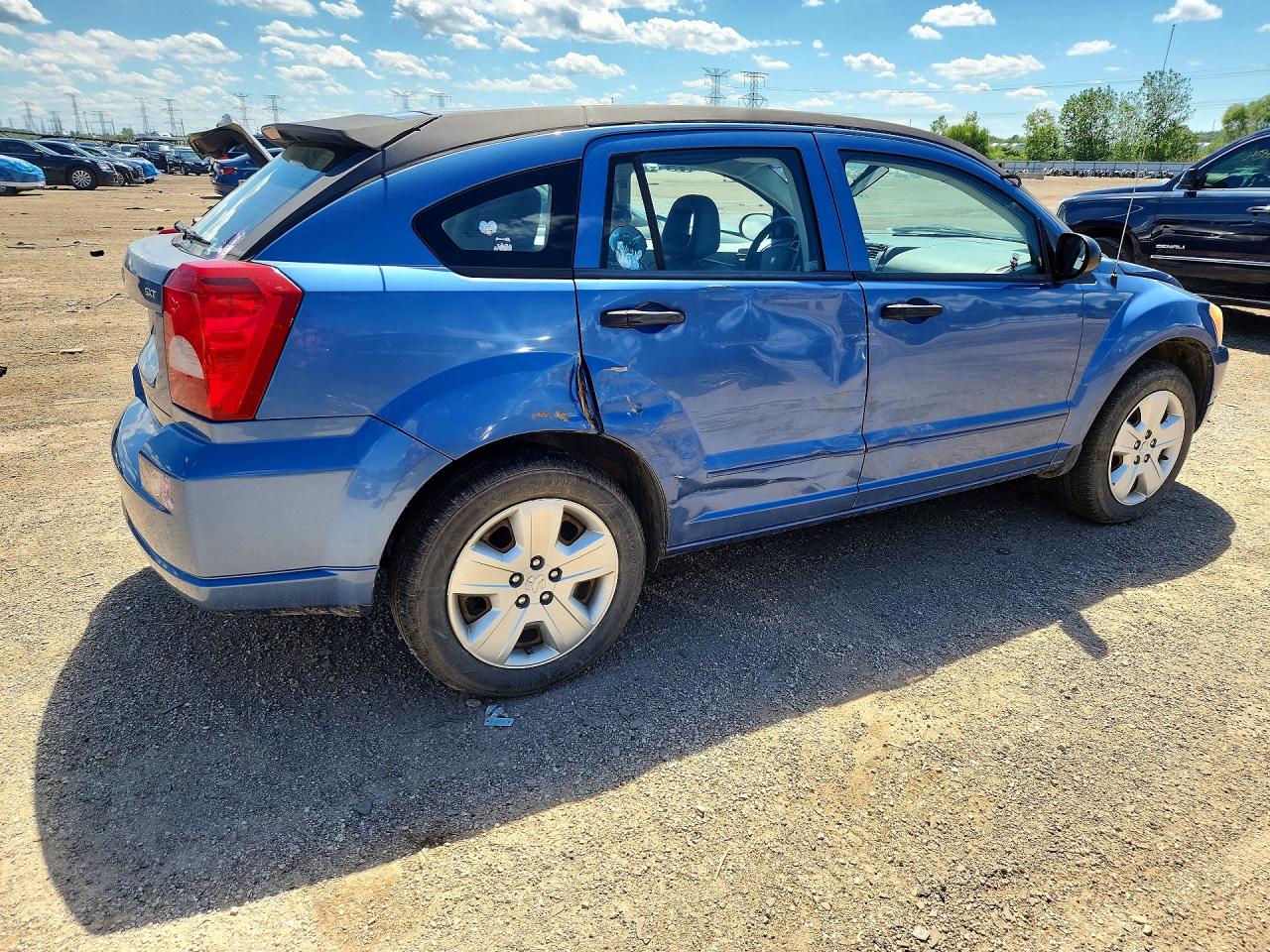 2007 Dodge Caliber Sxt Blue vin: 1B3HB48B37D115917