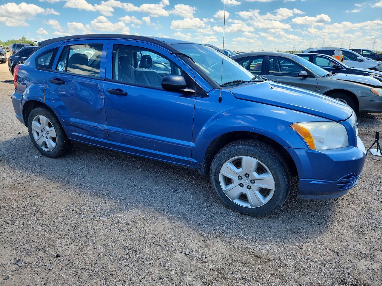 2007 Dodge Caliber Sxt Blue vin: 1B3HB48B37D115917