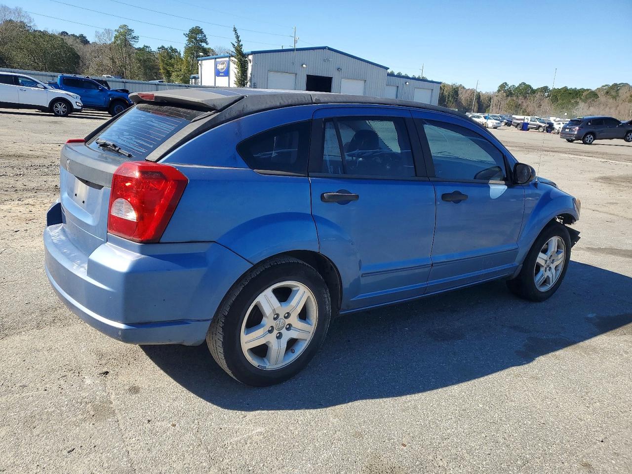 2007 Dodge Caliber Sxt Blue vin: 1B3HB48B37D116310