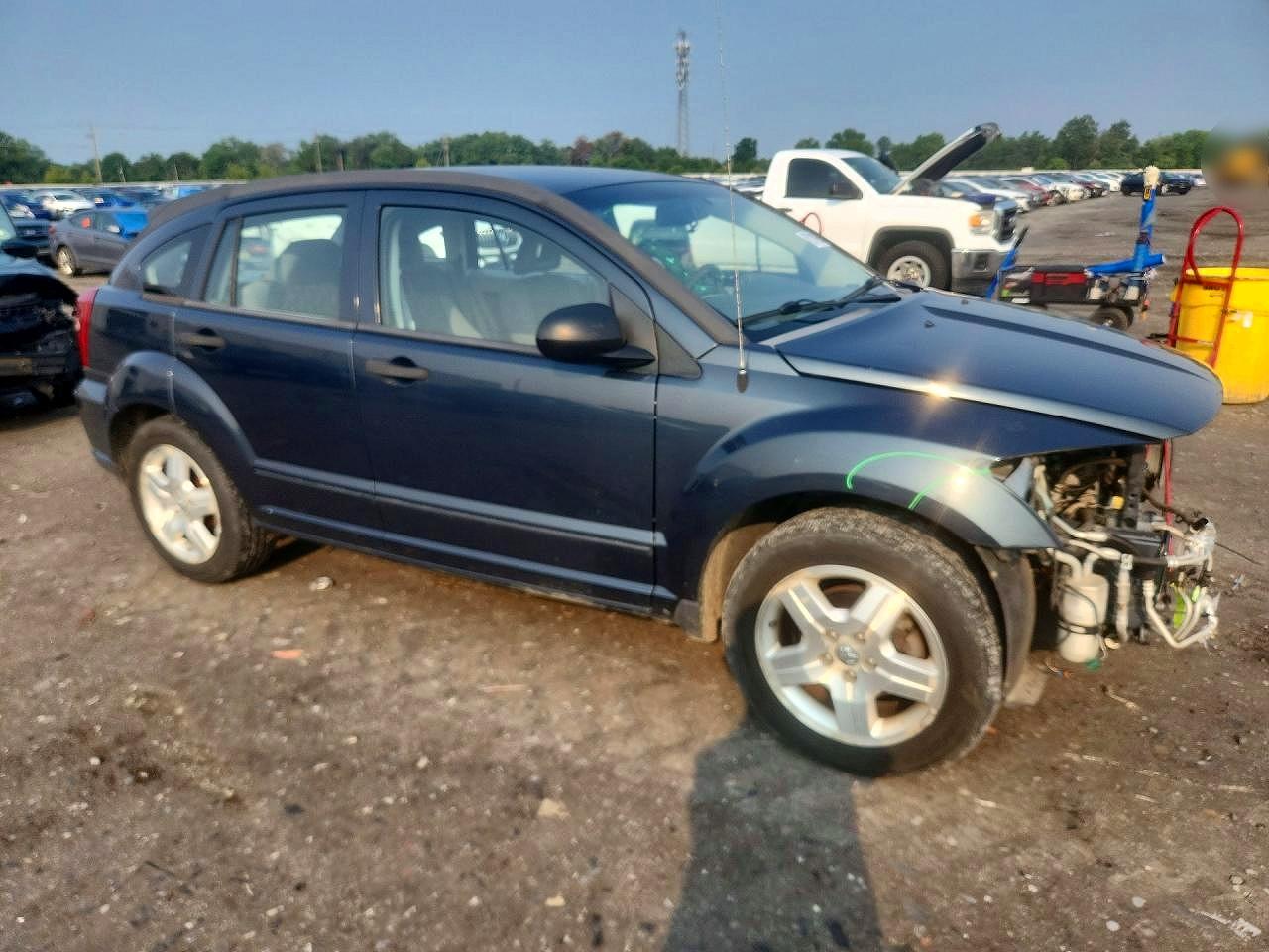 2007 Dodge Caliber Sxt Black vin: 1B3HB48B37D151199