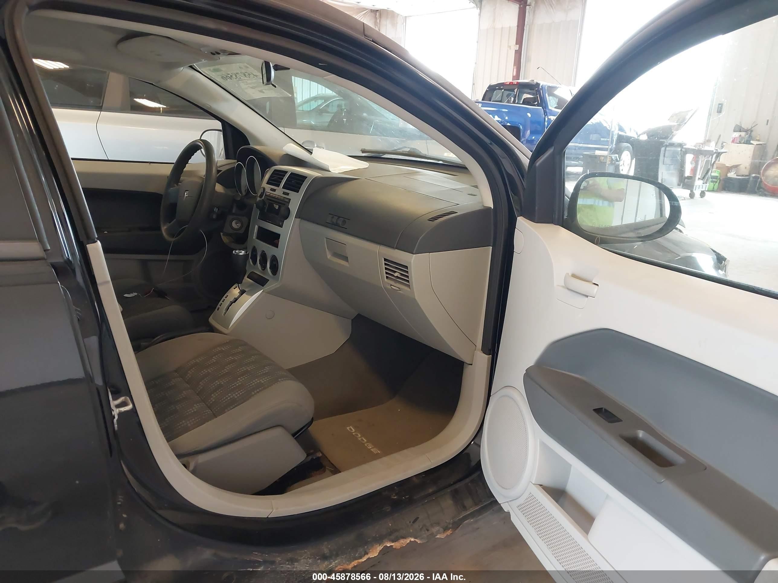 2007 Dodge Caliber Sxt Black vin: 1B3HB48B37D248175