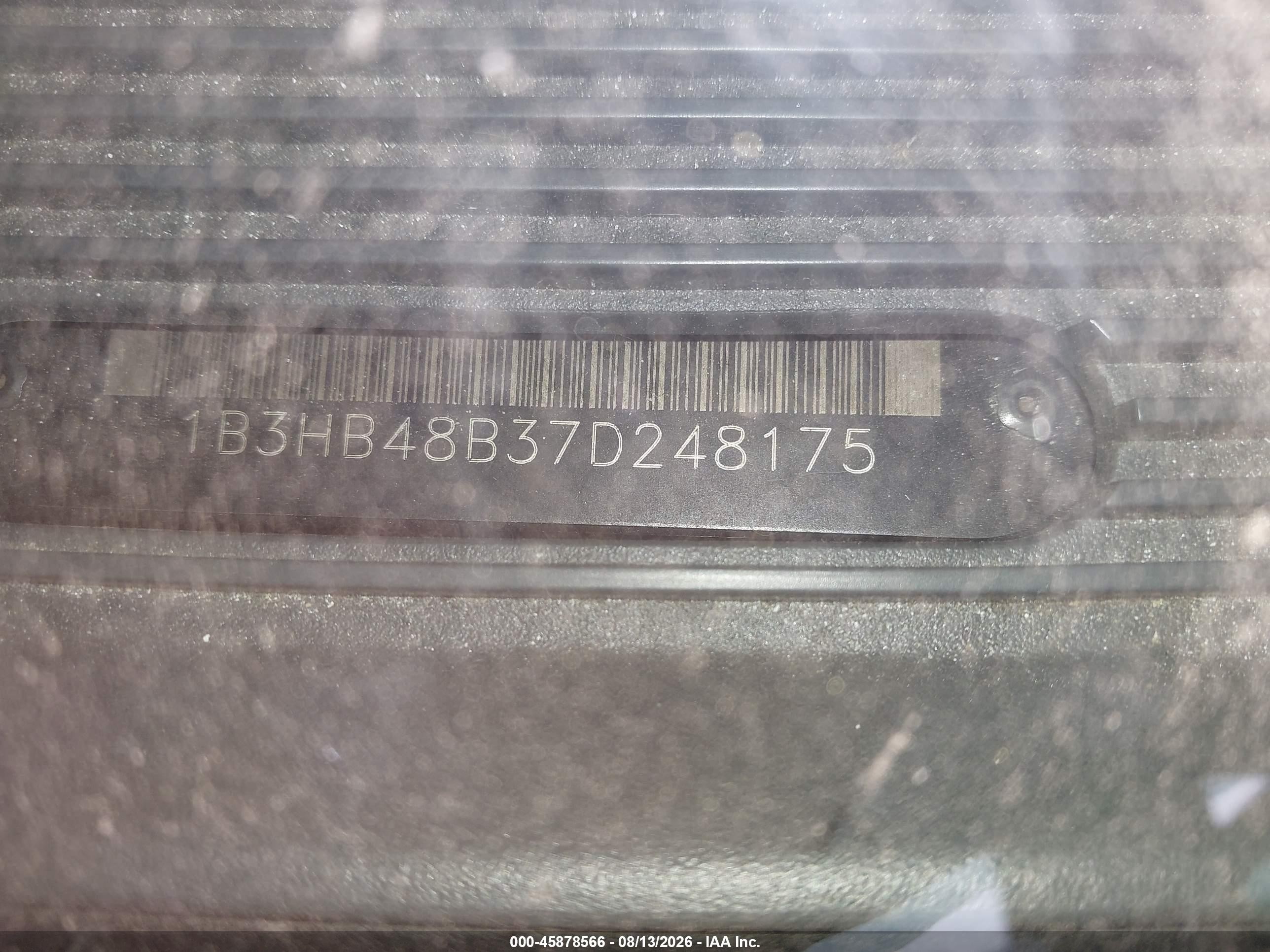 2007 Dodge Caliber Sxt Black vin: 1B3HB48B37D248175
