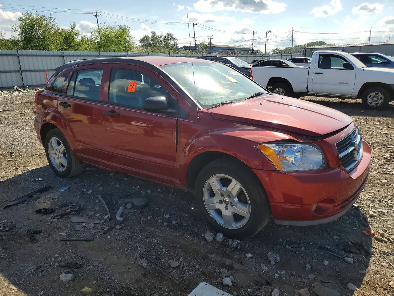 2008 Dodge Caliber Sxt Red vin: 1B3HB48B38D567092