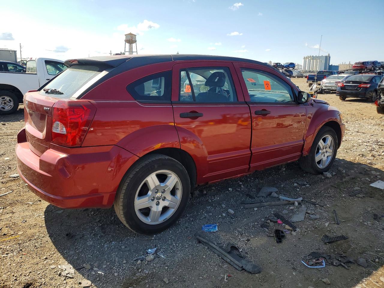2008 Dodge Caliber Sxt Red vin: 1B3HB48B38D567092