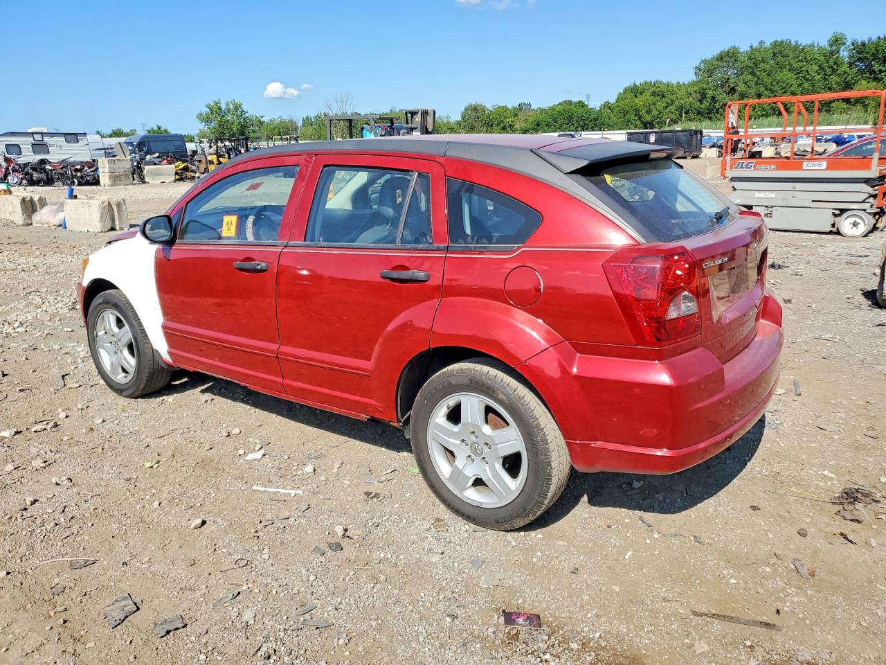 2008 Dodge Caliber Sxt Red vin: 1B3HB48B38D567092