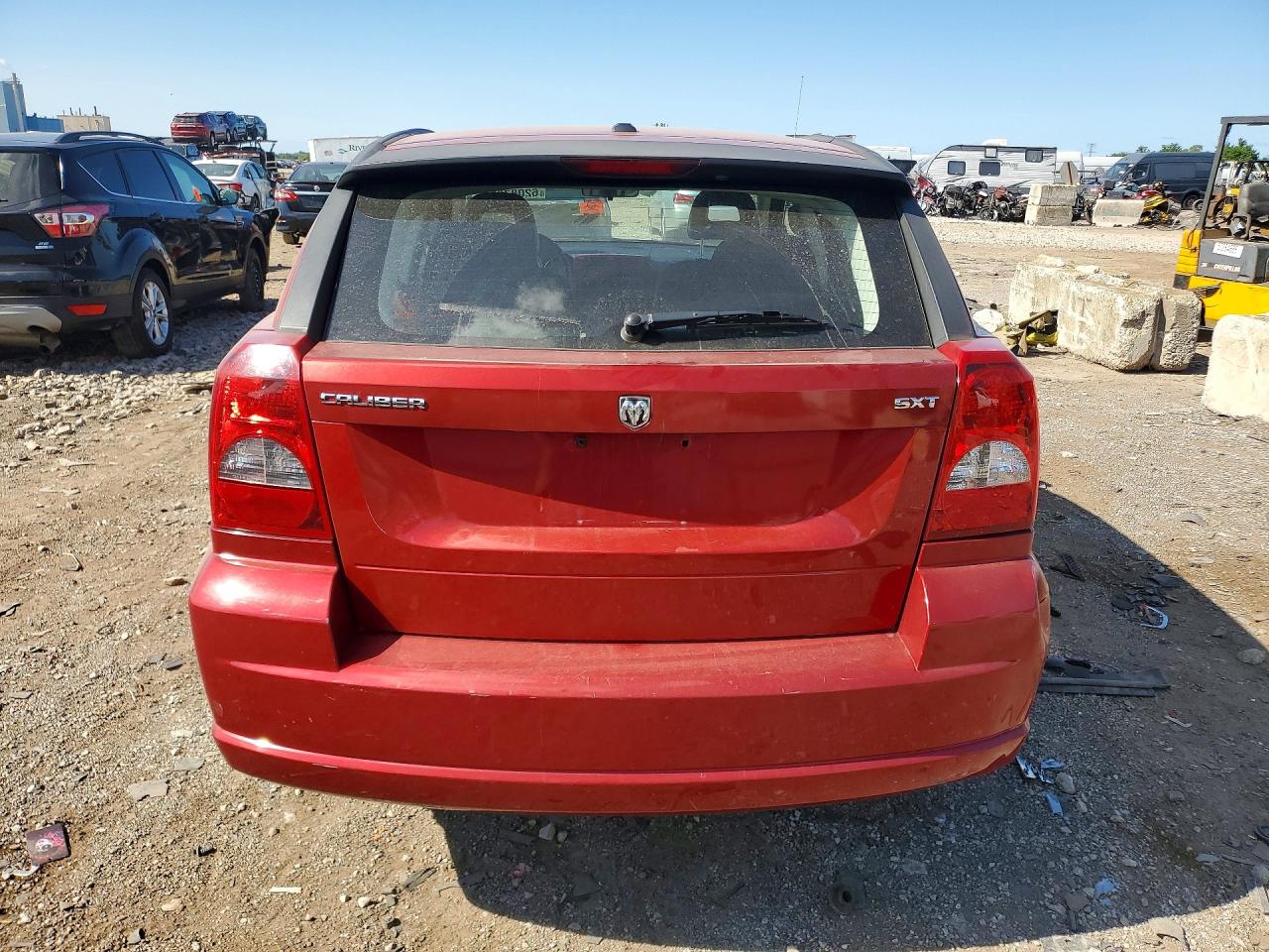 2008 Dodge Caliber Sxt Red vin: 1B3HB48B38D567092